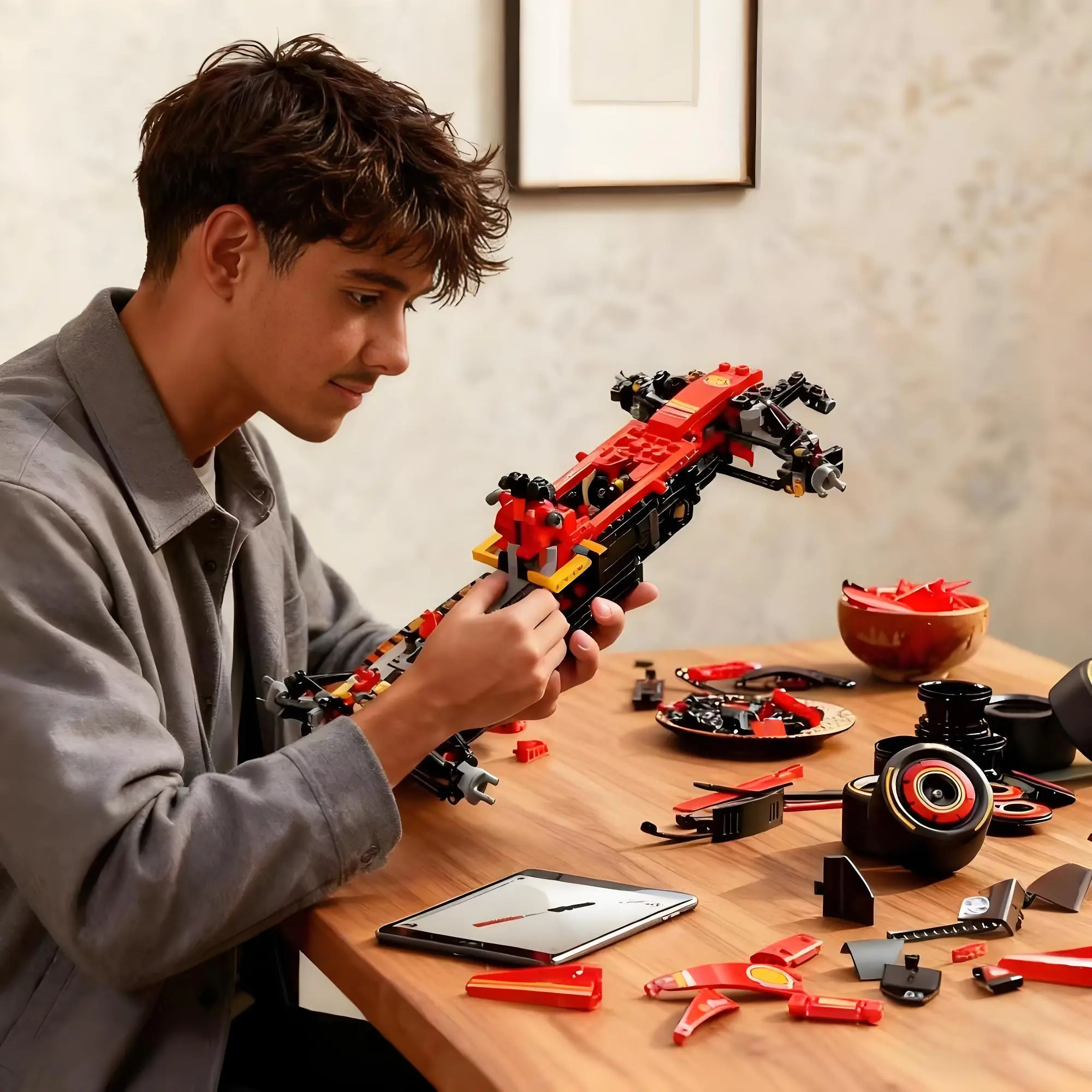 1:8 Model Car Kit - 24 inches long Building Set for Adults, Ages 18+ with Realistic Features - Gift for Birthdays - Gift for Christmas