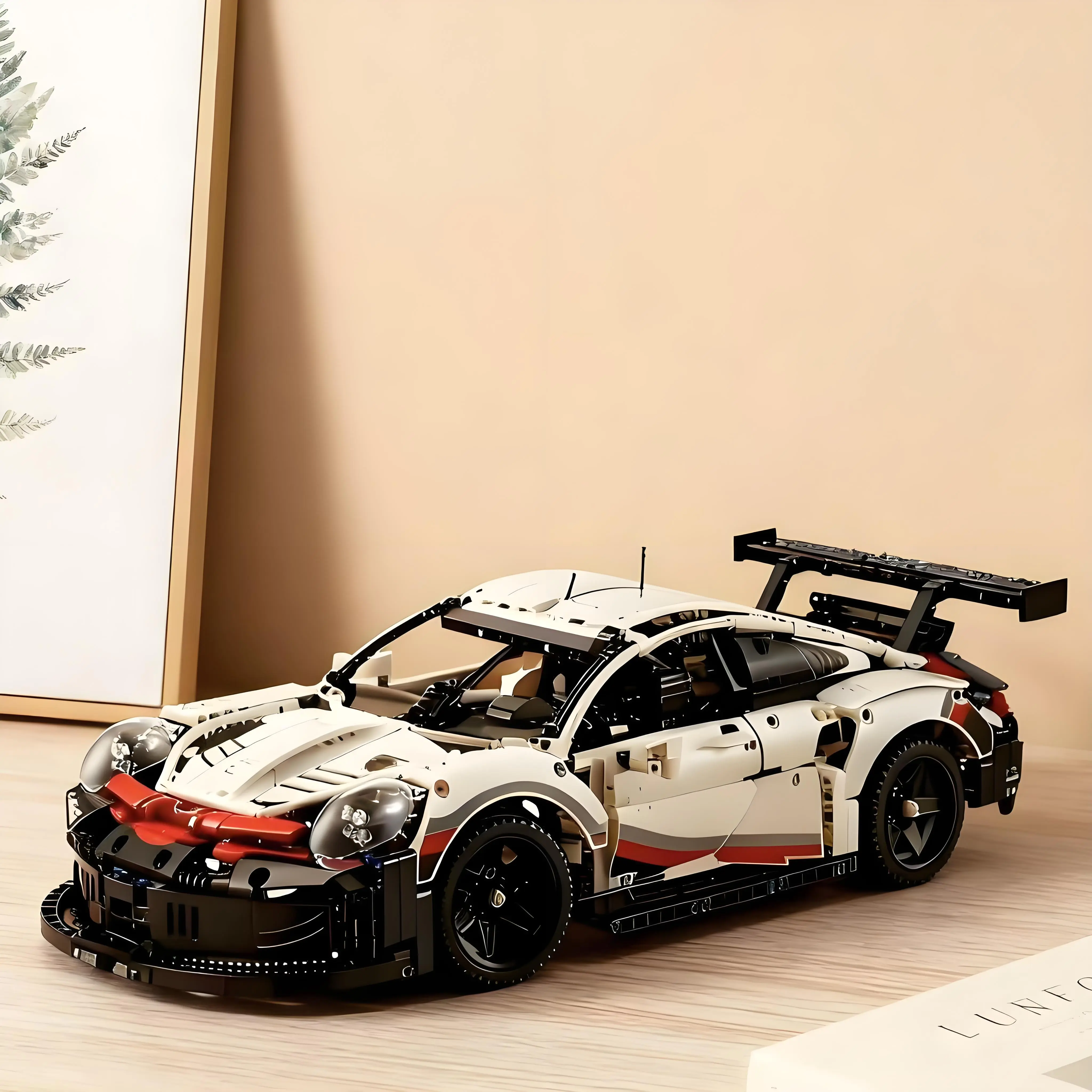 Technic Race Car Model Building Kit, Advanced Replica, Exclusive Collectible Set, Gift for Kids, Boys & Girls