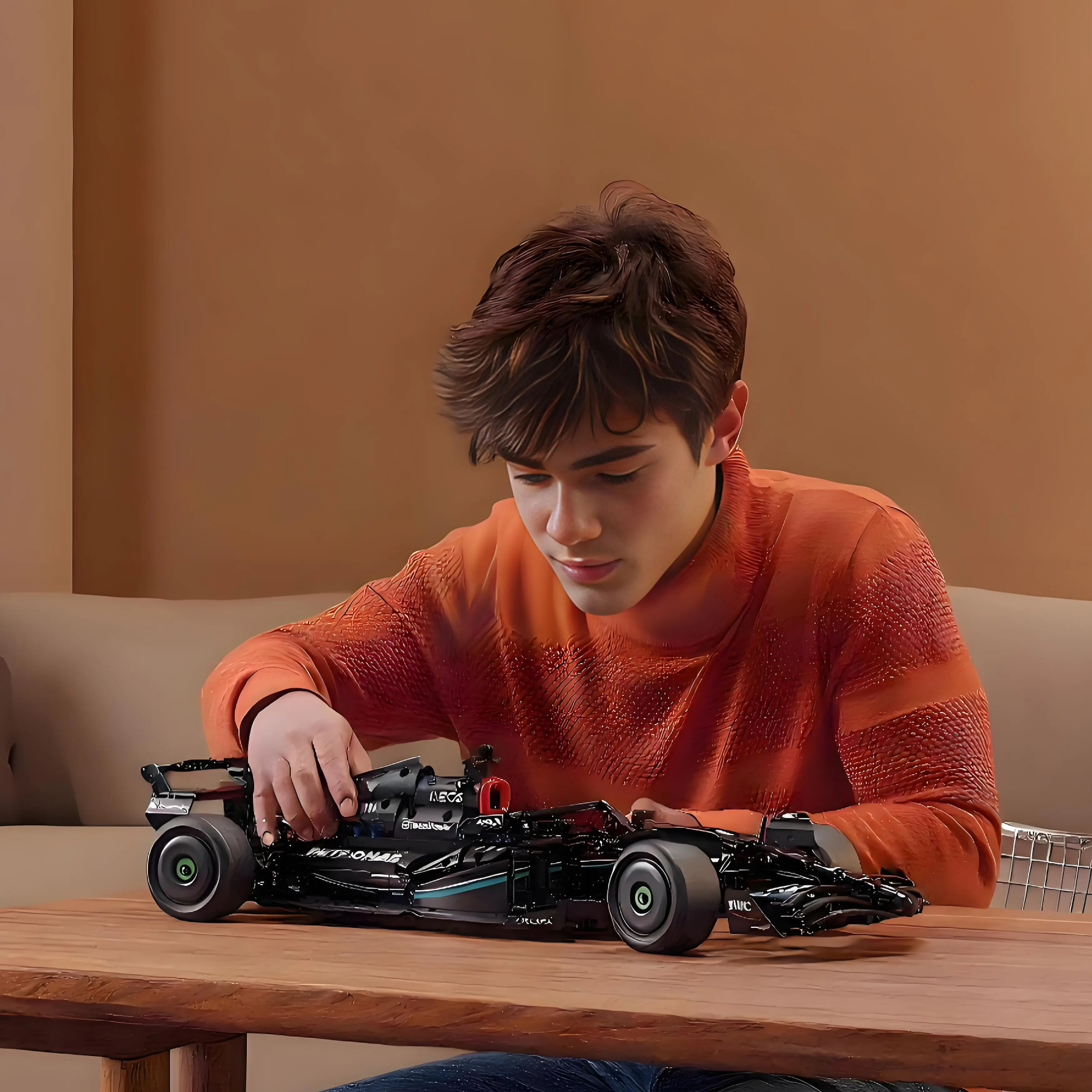 Technic Model Car Kits - Building Sets for Adults, Ages 18+ - Gift for Men & Women - Race Car W/Realistic Details Home Decor