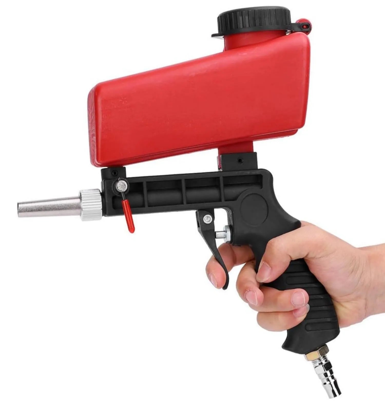 Coocoe Portable 90 PSI Pneumatic Sandblaster Gun Kit