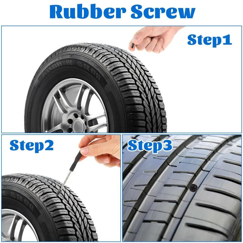 Coocoe Self Sealing Rubber Tire Repair Nail Kit