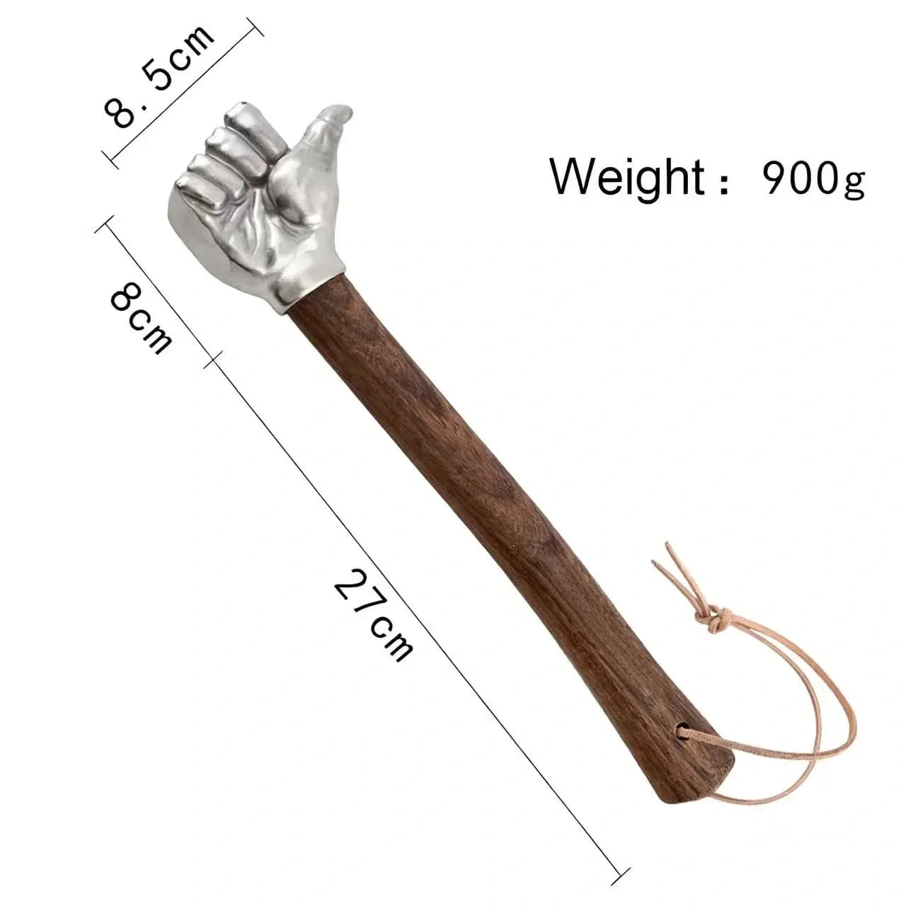Coocoe 2LB Stainless Steel Wooden-Handle Sledge Hammer