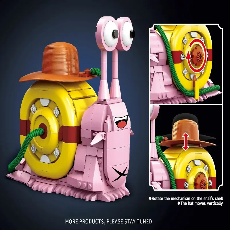 One Piece Phone Bug Building Blocks, 3D Puzzle Model Kit, Boy Engineering Toy