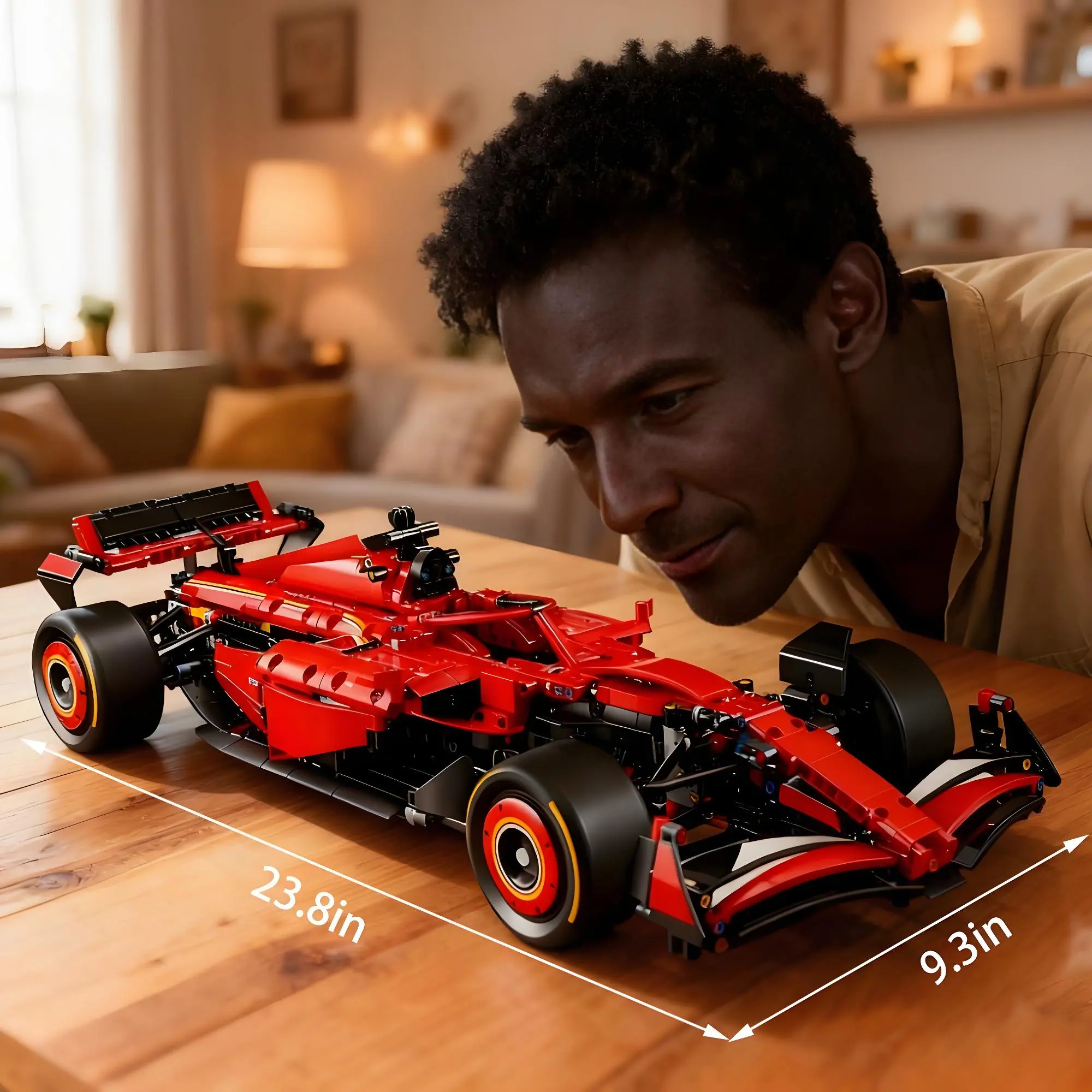 1:8 Model Car Kit - 24 inches long Building Set for Adults, Ages 18+ with Realistic Features - Gift for Birthdays - Gift for Christmas