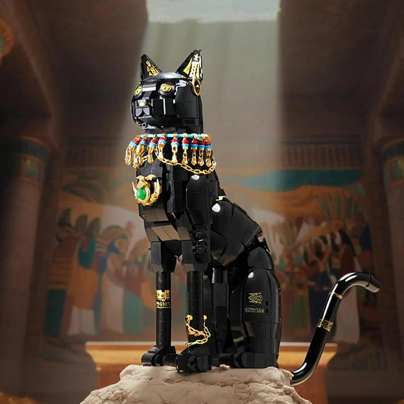Egyptian Pharaoh Cat Building Set 
