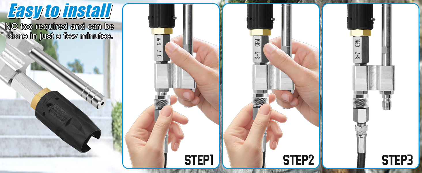 2-in-1 shooter tip M5 Twist Nozzle