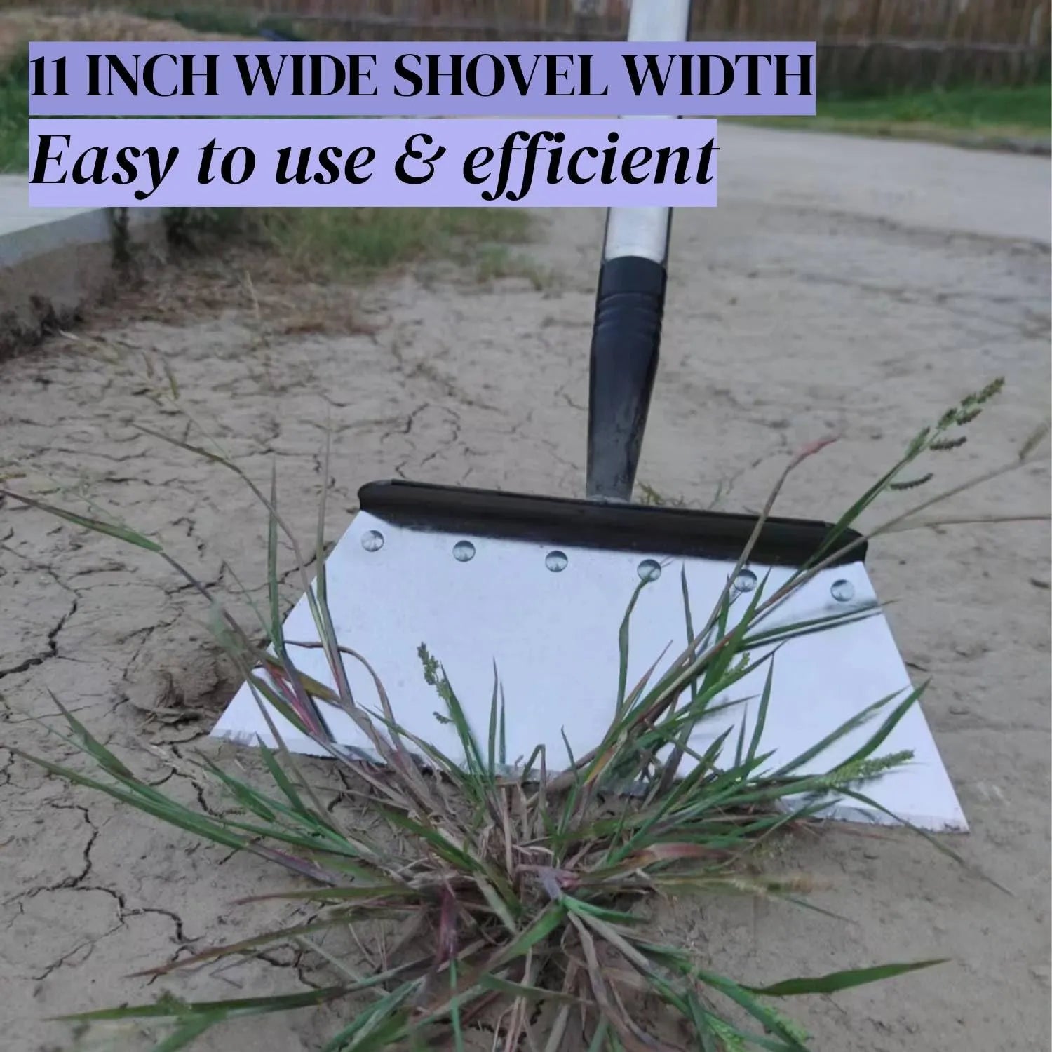 Coocoe Heavy Duty Stainless Steel Garden Shovel