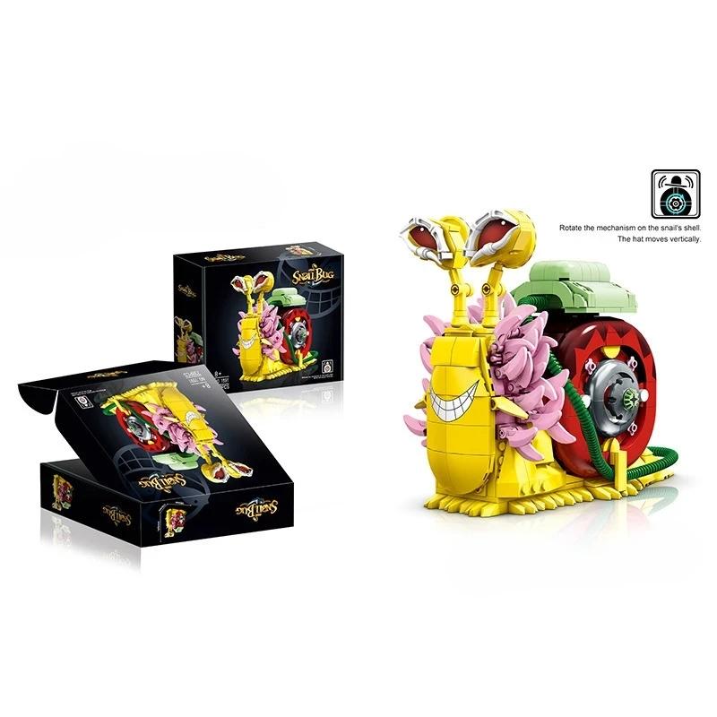 573pcs One Piece Phone Bug Building Blocks, 3D Puzzle Model Kit, Boy Engineering Toy, Anime Fan Gift, Surprise Present for Anime Boys