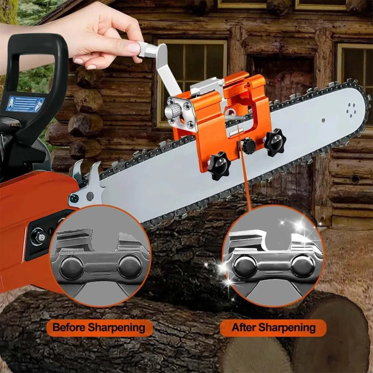 Coocoe Portable Chainsaw Chain Sharpener Kit