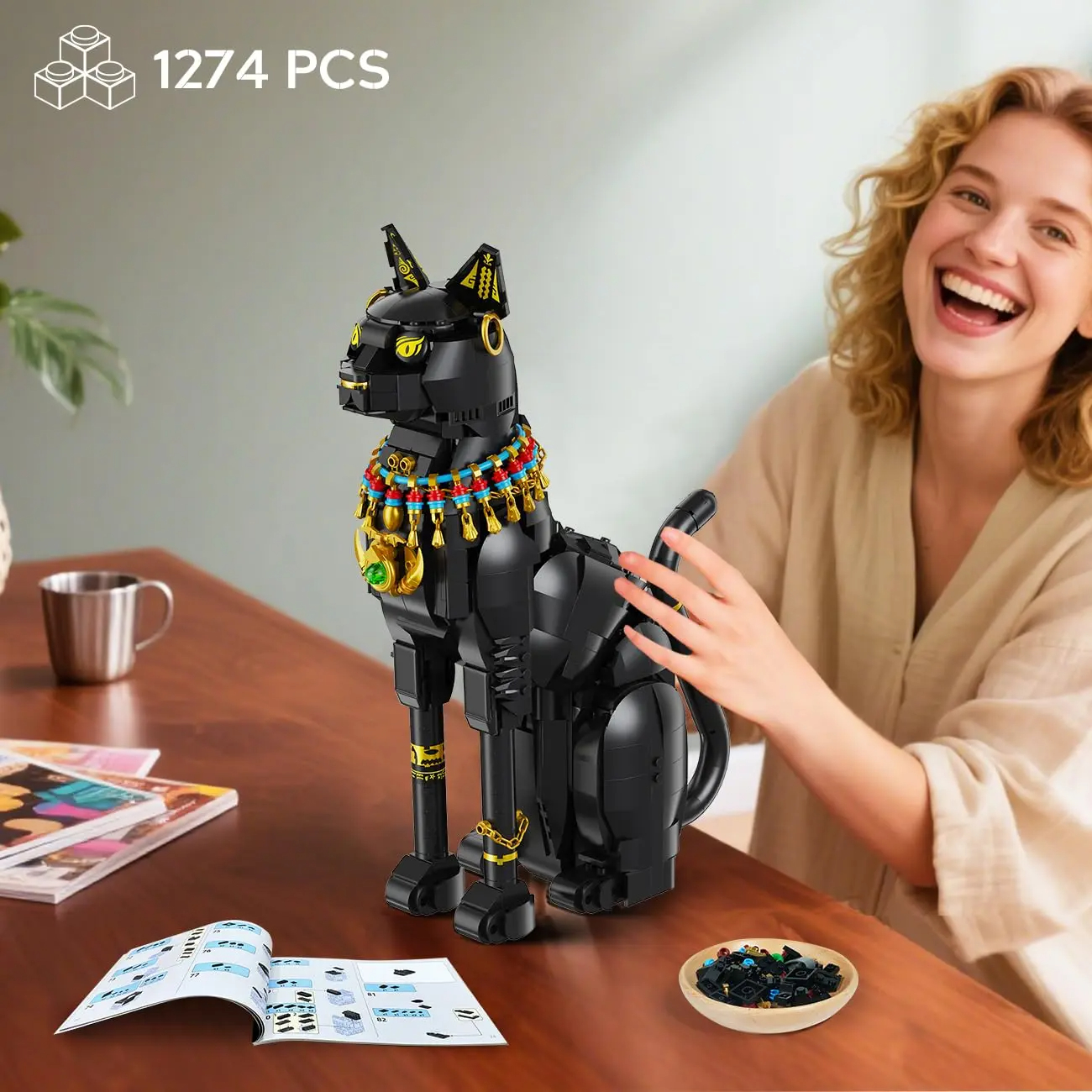 Egyptian Pharaoh Cat Building Set 