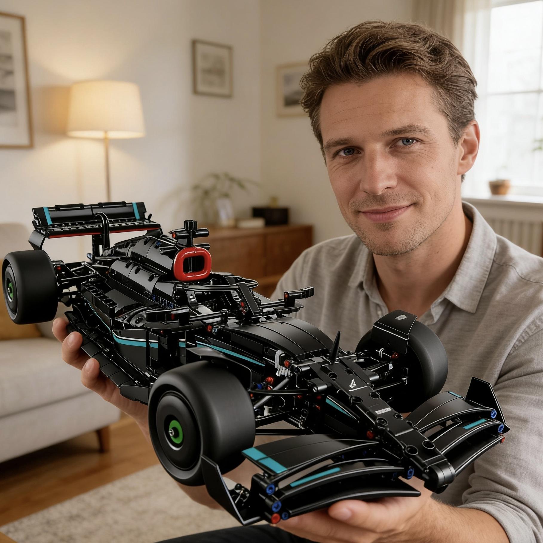 25 inches, 1642 pieces build set, 1:8 scale - DIY Kit and Building Set for Adults - Collectible Model - Gift for Car Enthusiasts 25 inches, 1642 pieces build set, 1:8 scale - DIY Kit and Building Set for Adults - Collectible Model - Gift for Car Enthusiasts