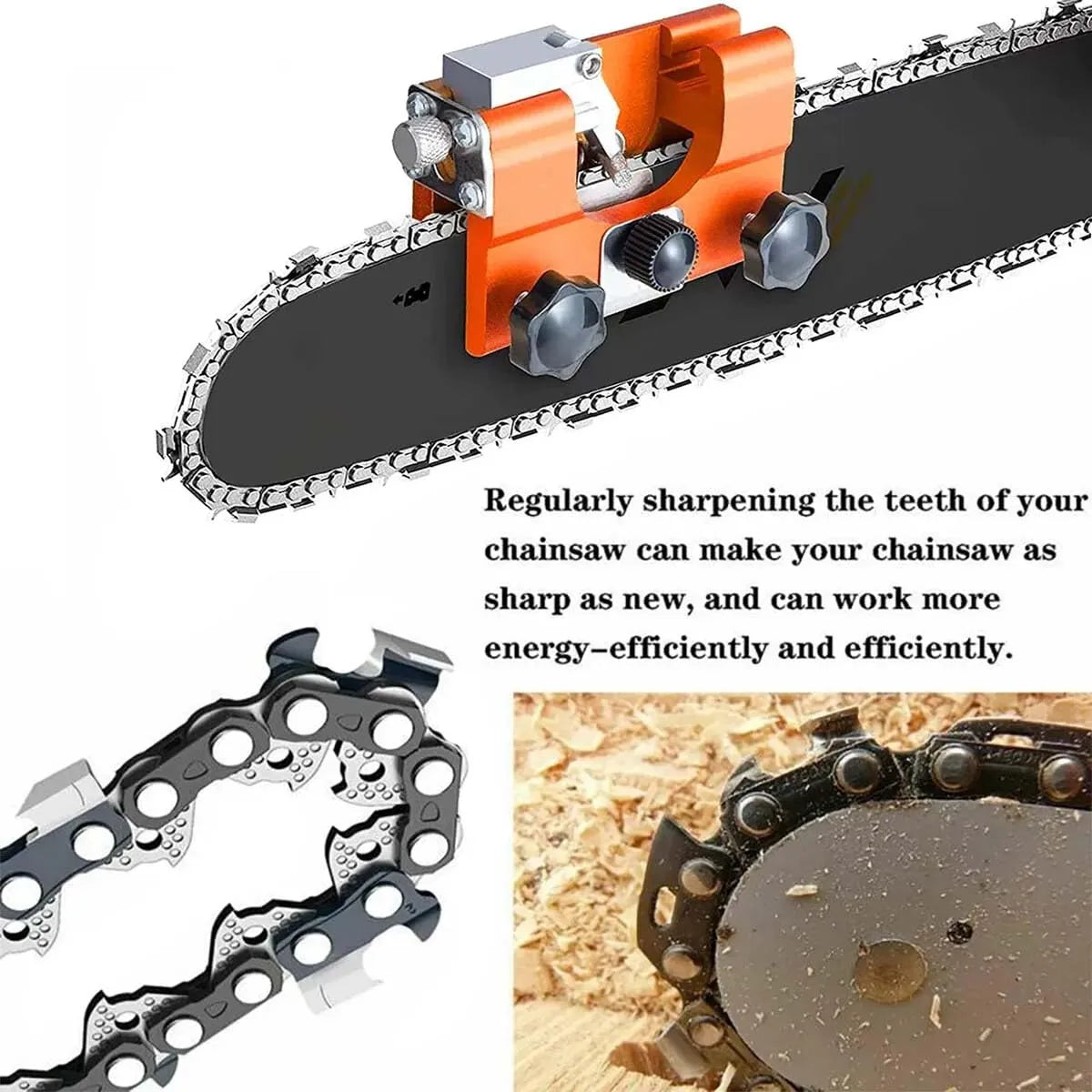 Coocoe Portable Chainsaw Chain Sharpener Kit