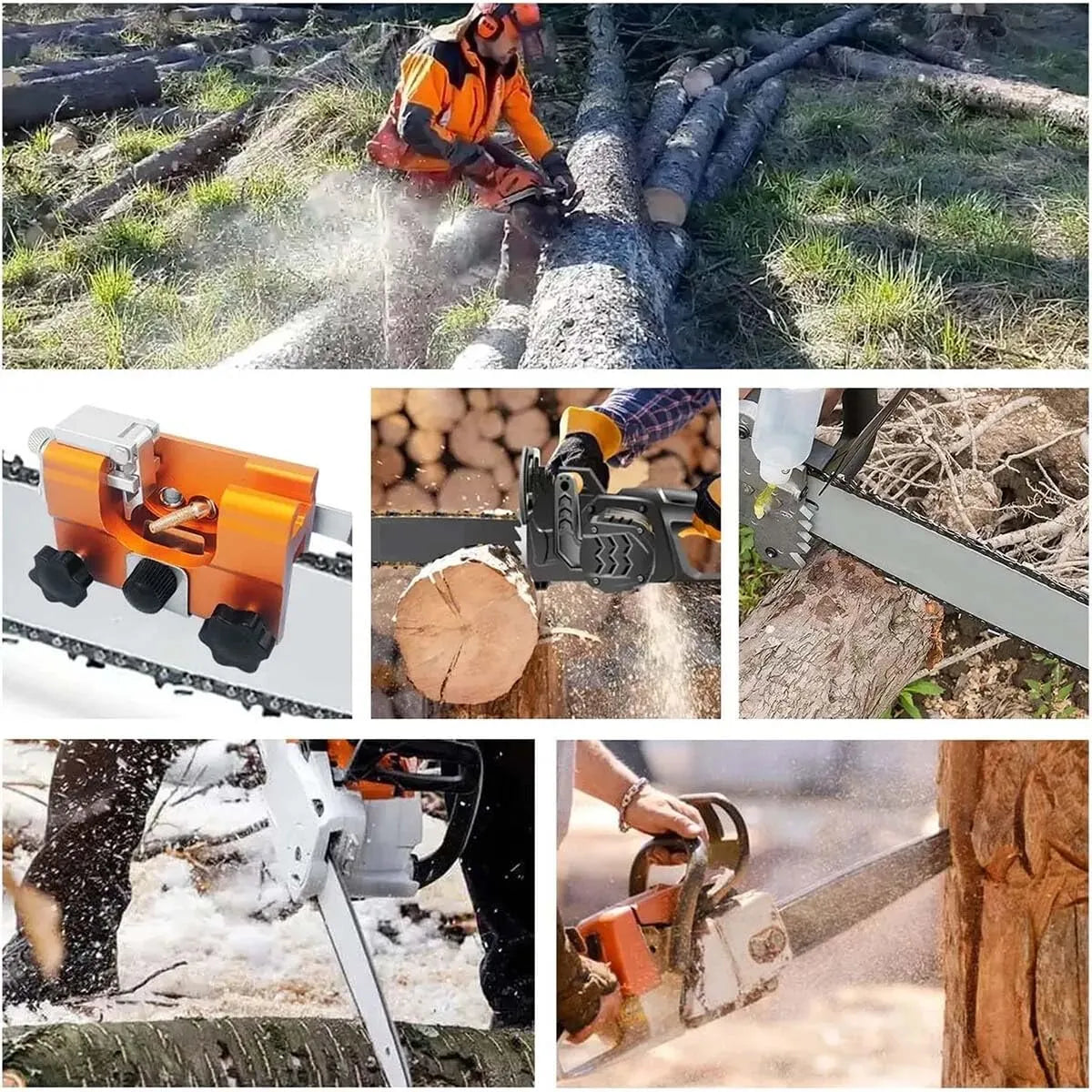 Coocoe Portable Chainsaw Chain Sharpener Kit