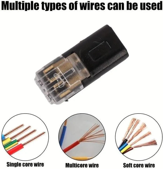 Coocoe Double Wire Quick Clip Plug-In Connector Set