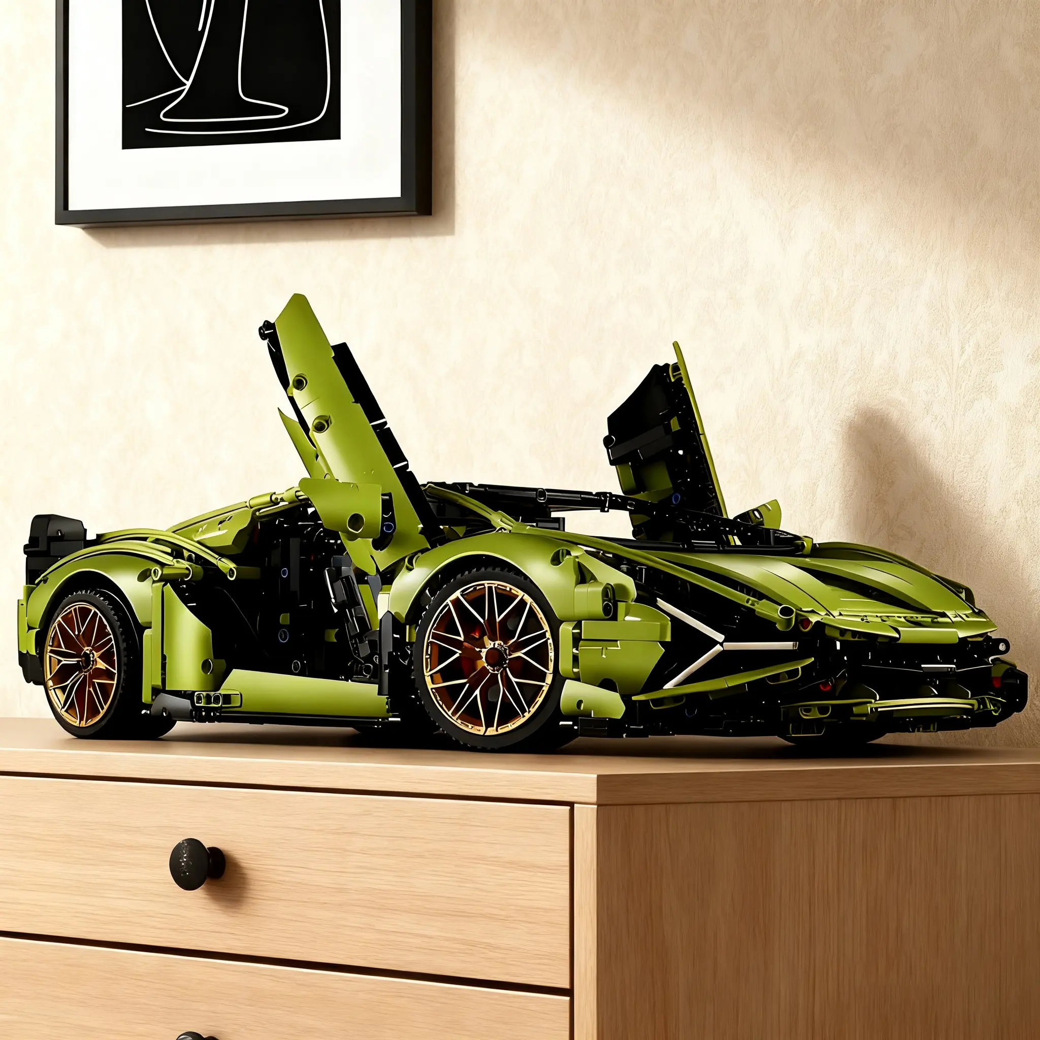 3696 Pieces Technic Sets for Adults - 1:8 scale Building car,  23.4 inches, Detailed Model Car Kit for Men & Women, Ages 18+ Years - Display in Room as Decor