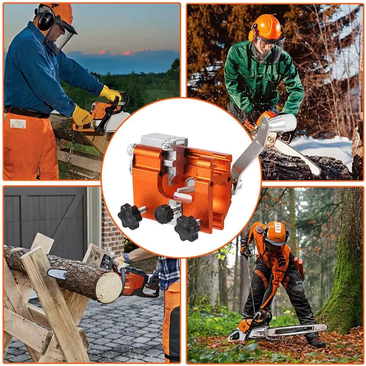 Coocoe Portable Chainsaw Chain Sharpener Kit