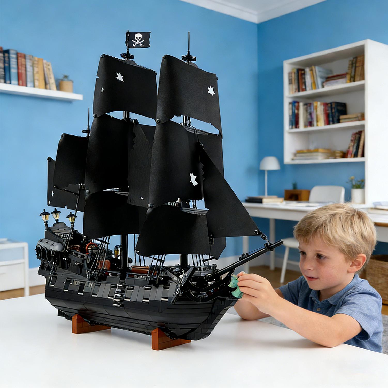 2862 pieces, Captain's Ship Building Set for Adults, Ages 18+ - Room Decor for Office, Bedroom or Shelf - Collectible
