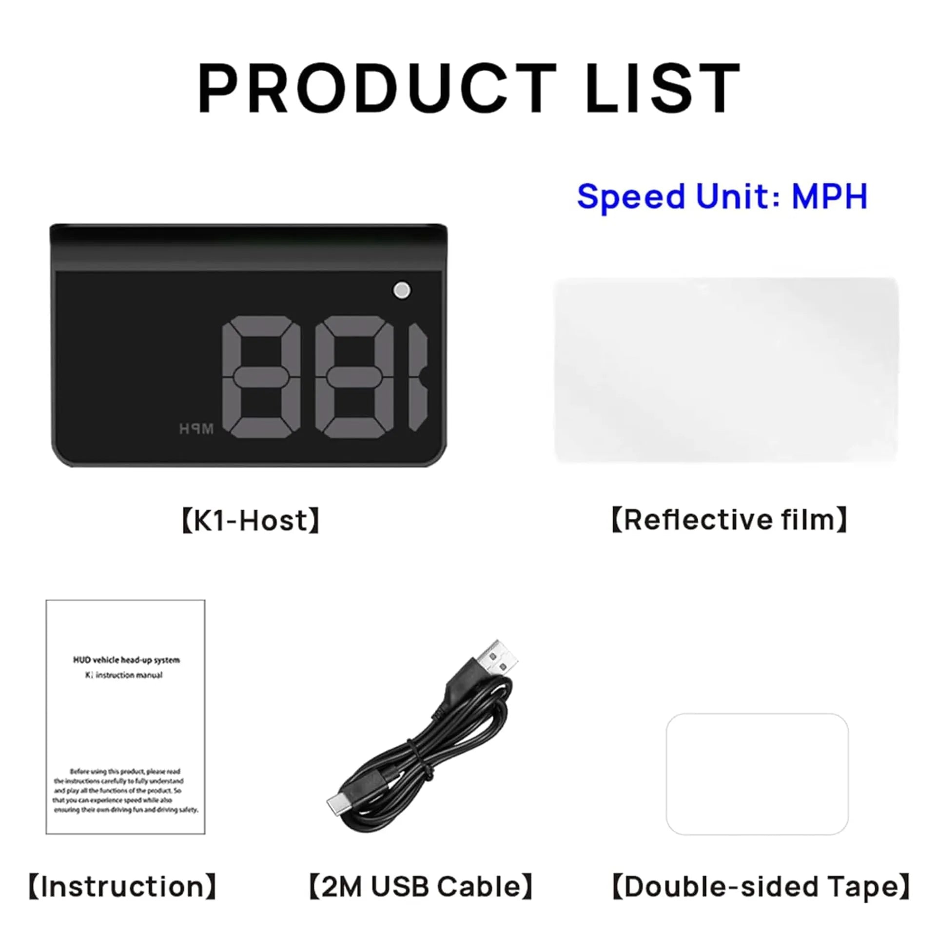 Coocoe Digital GPS HUD Car Head Up Display