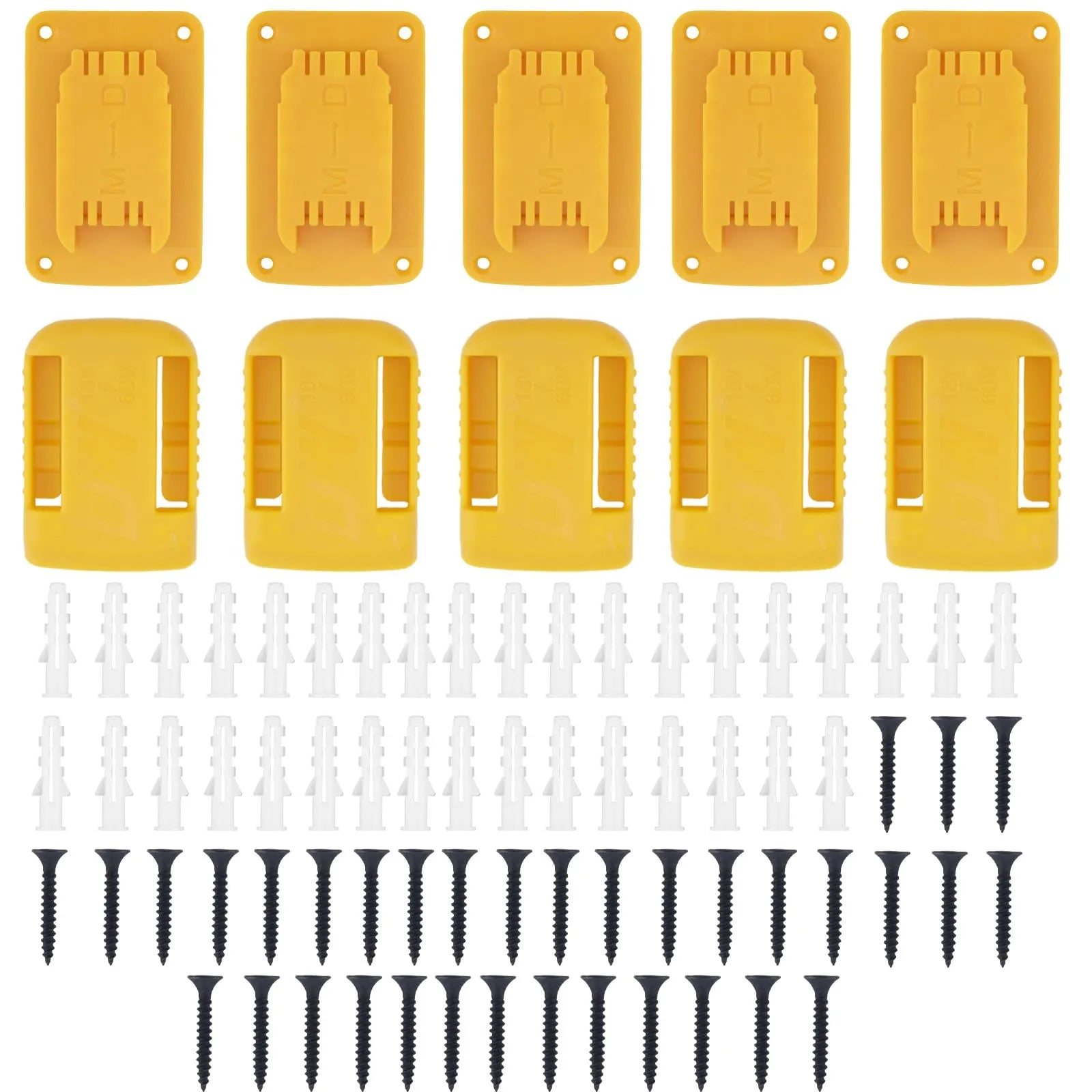 Coocoe Wall Mount Battery Tool Holder