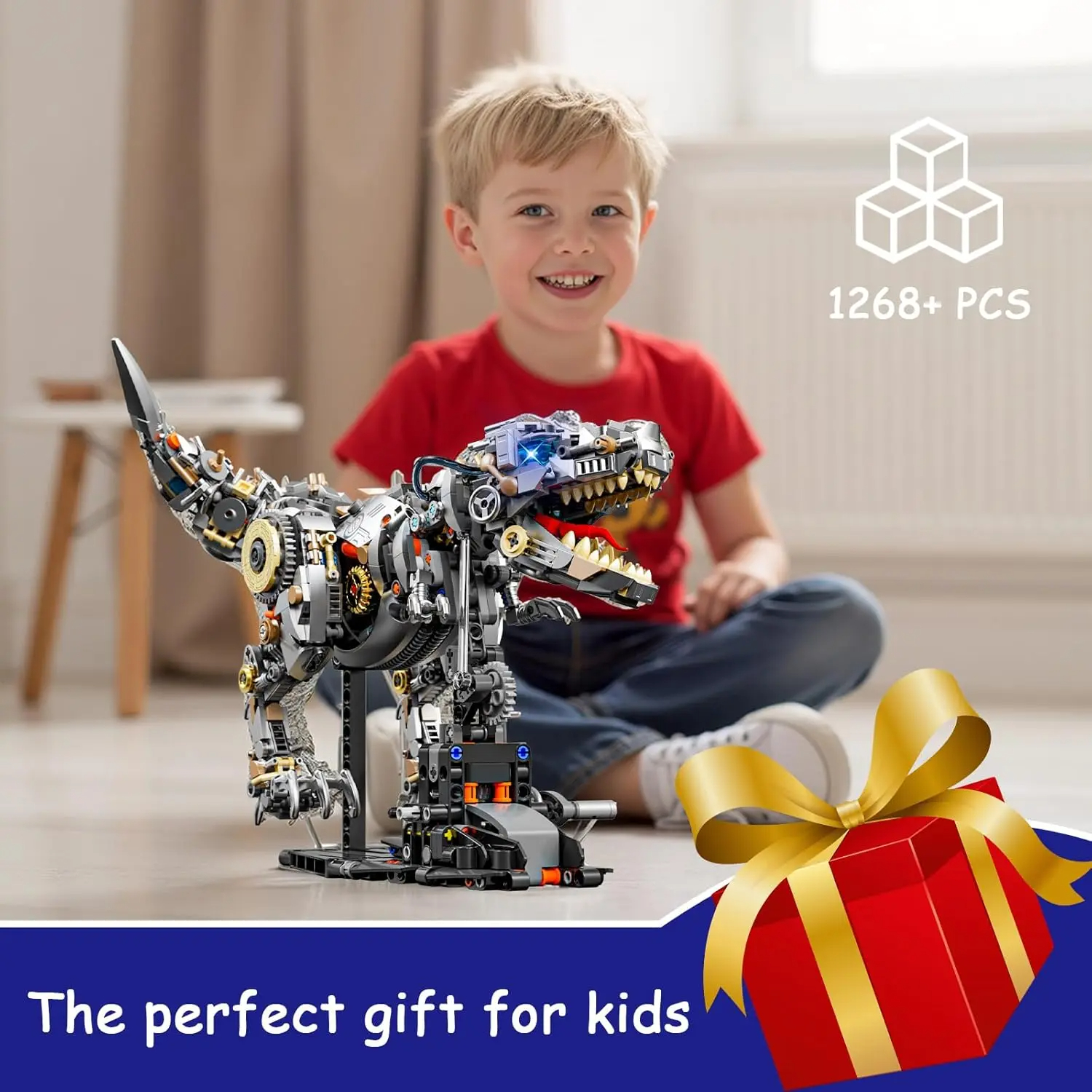 Tyrannosaurus Rex Mechanical Building Set