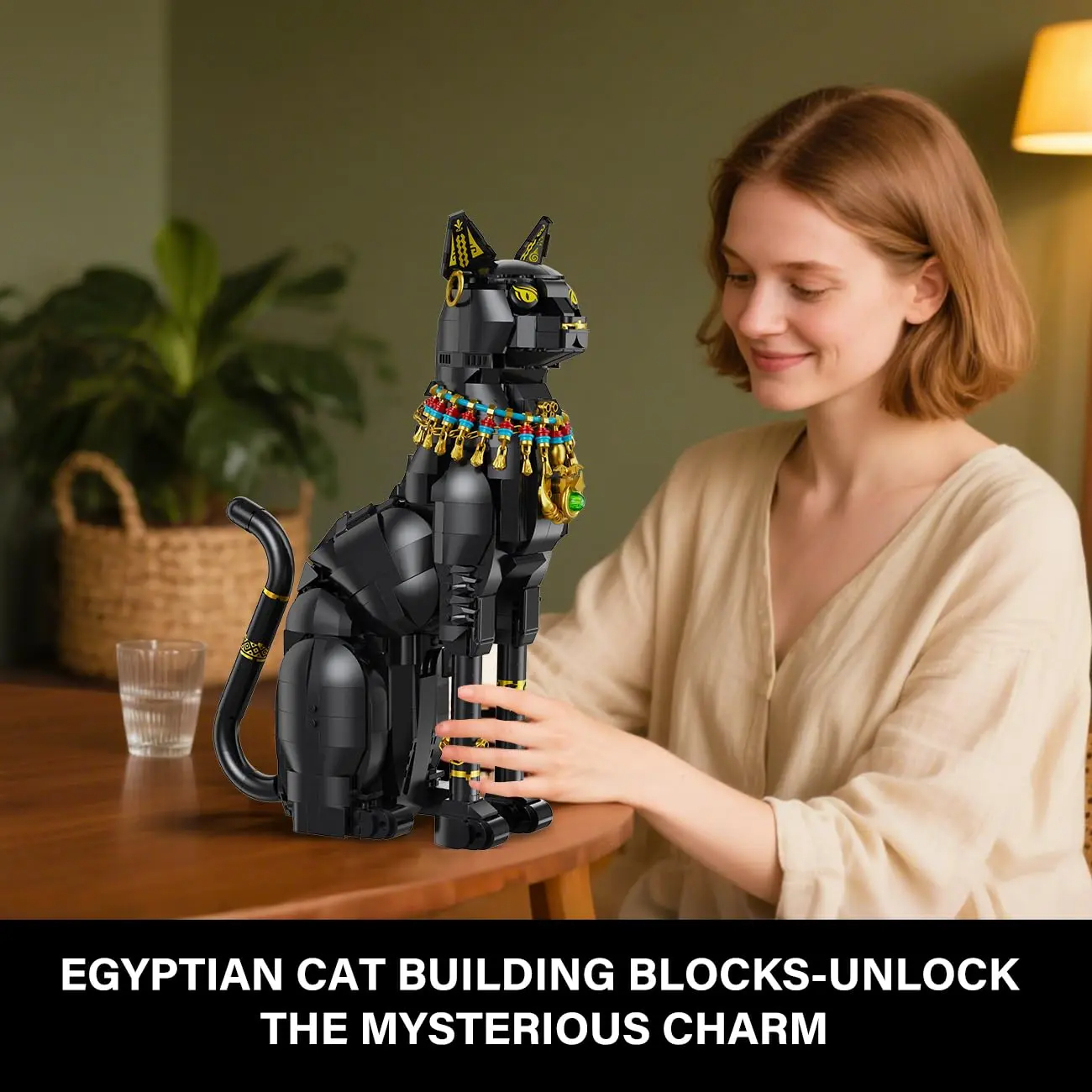 Egyptian Pharaoh Cat Building Set 