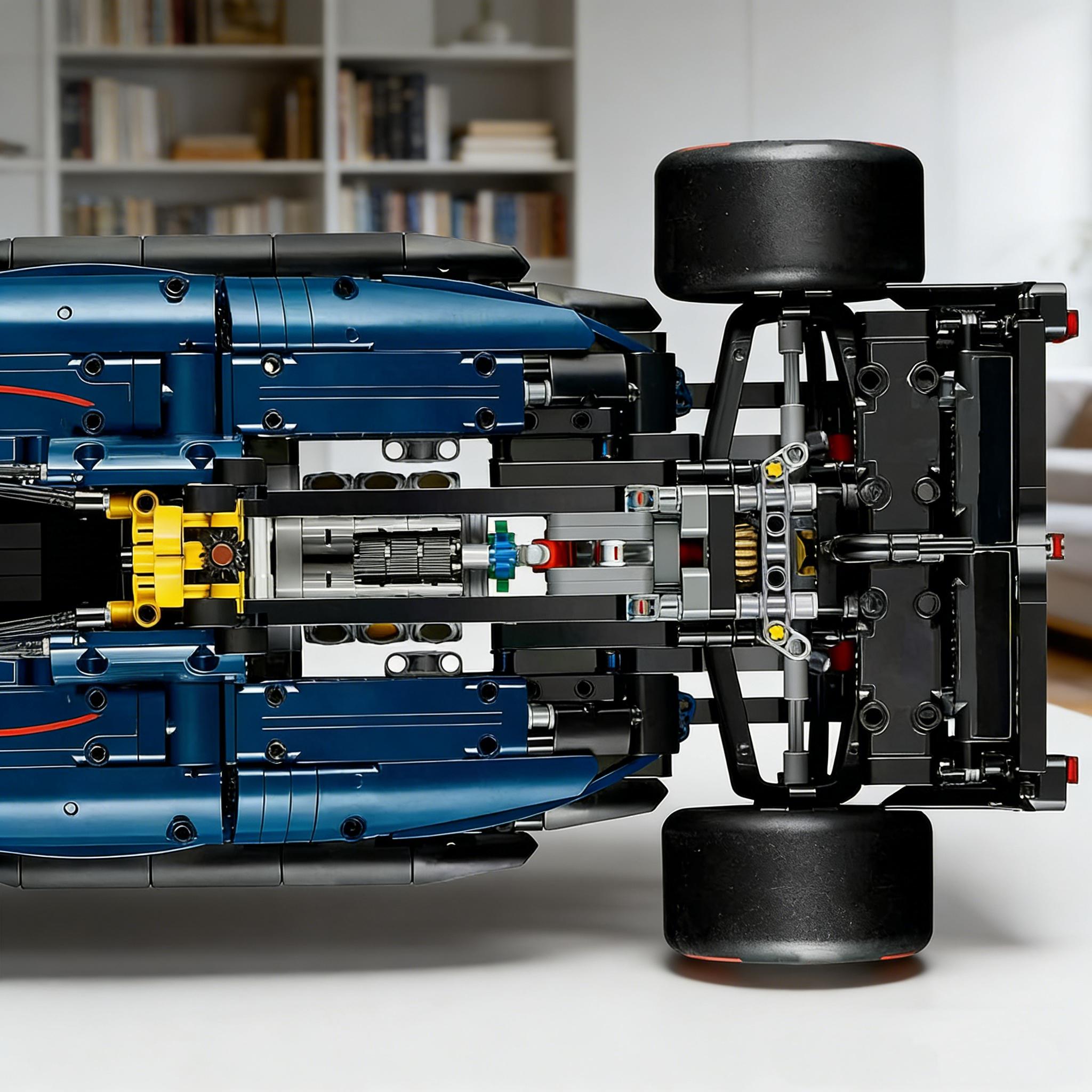 1639 Pieces, 25 inches, 1:8 Technic Racing Car Model Kit - Building Set for Adults, Ages 18+ with Realistic Features - Gift for Birthdays