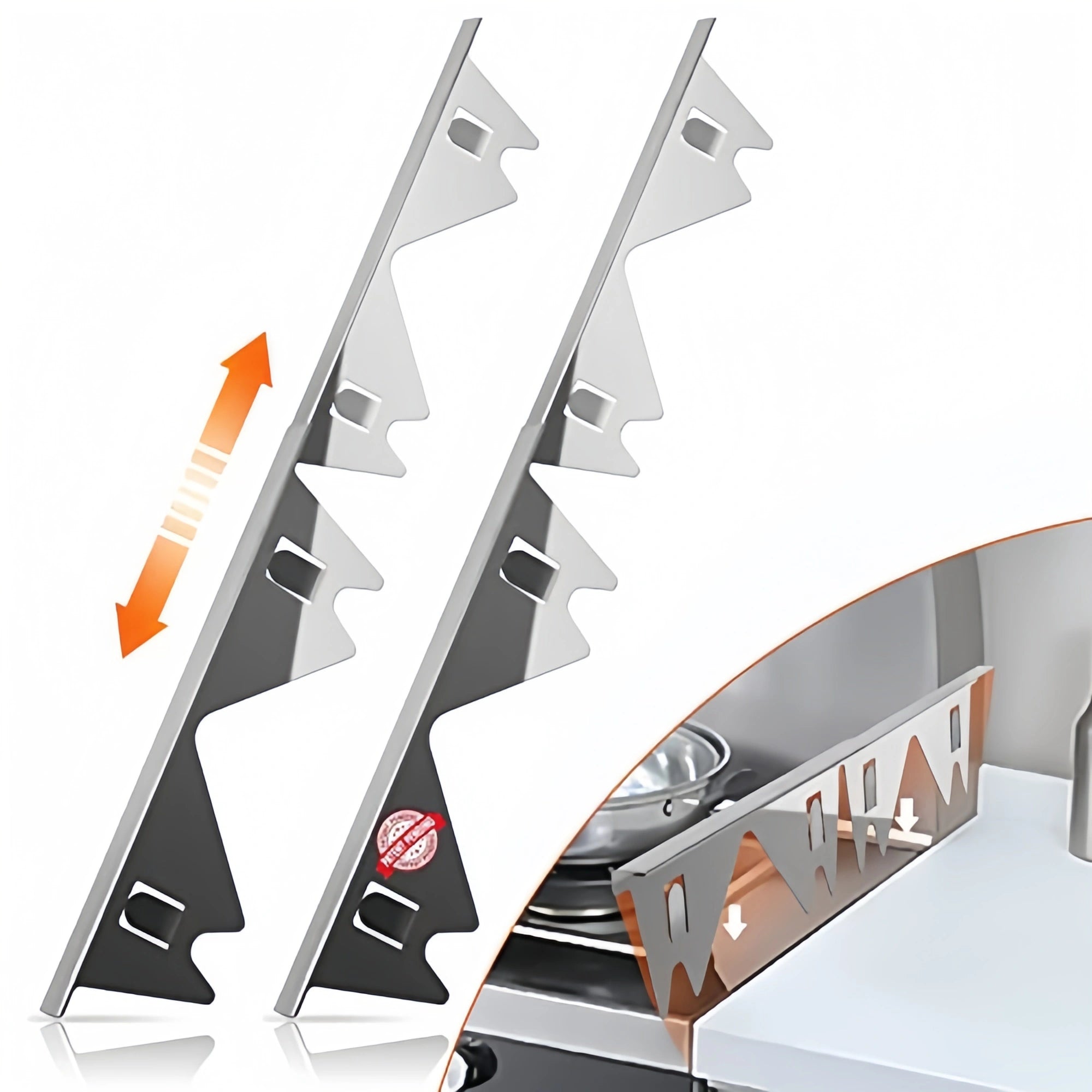 Coocoe Heat Resistant Stainless Steel Stove Gap Cover