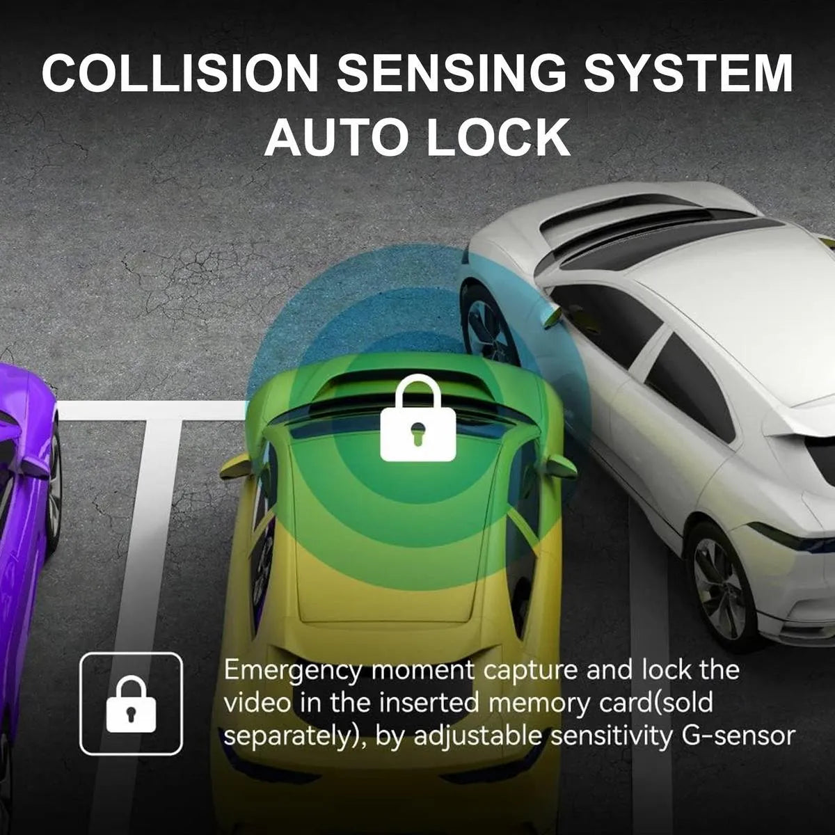 Coocoe Dual Lens Touch Dash Cam