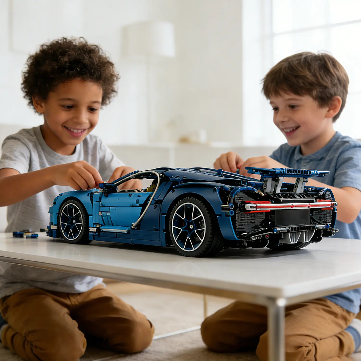 1:8 Scale Car Building Kit and Engineering Toy, 3599 Pieces Adult Collectible Sports Car with Scale Model Engine (3599 Pieces)