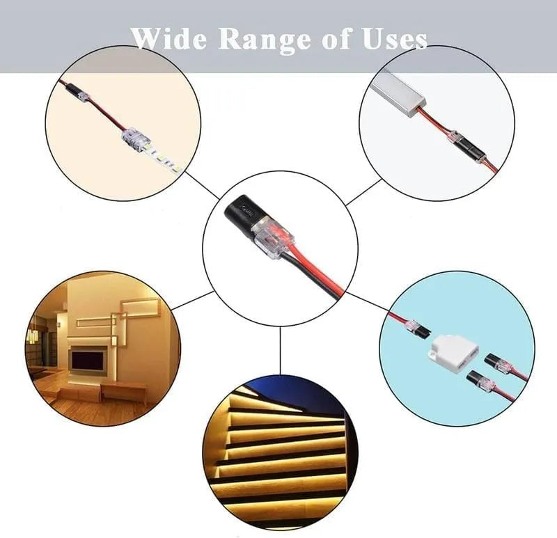 Coocoe Double Wire Quick Clip Plug-In Connector Set
