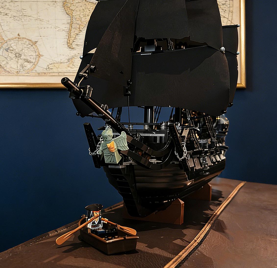 2862 pieces, Captain's Ship Building Set for Adults, Ages 18+ - Room Decor for Office, Bedroom or Shelf - Collectible