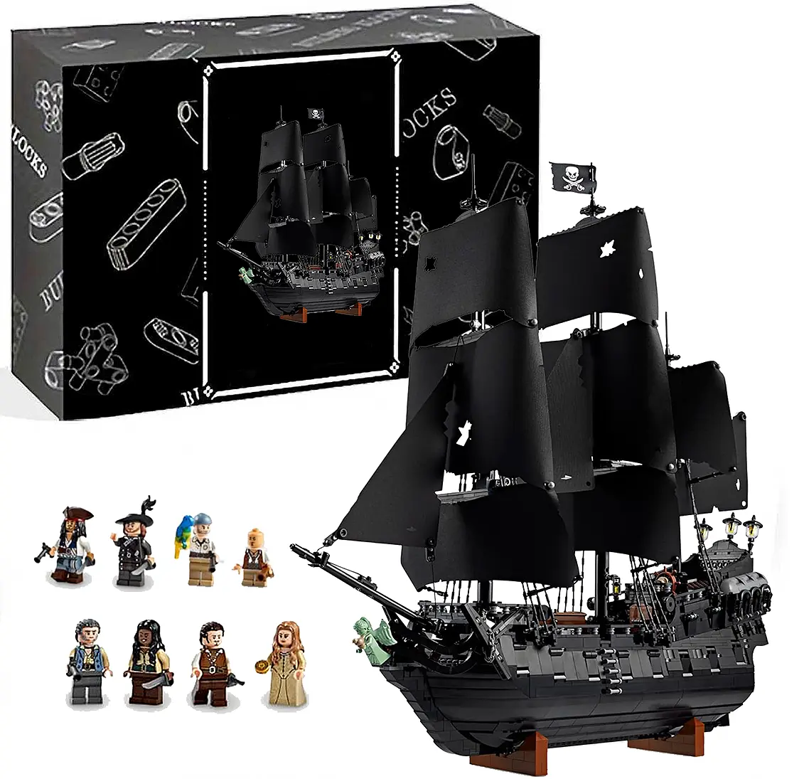 2862 pieces, Captain's Ship Building Set for Adults, Ages 18+ - Room Decor for Office, Bedroom or Shelf - Collectible