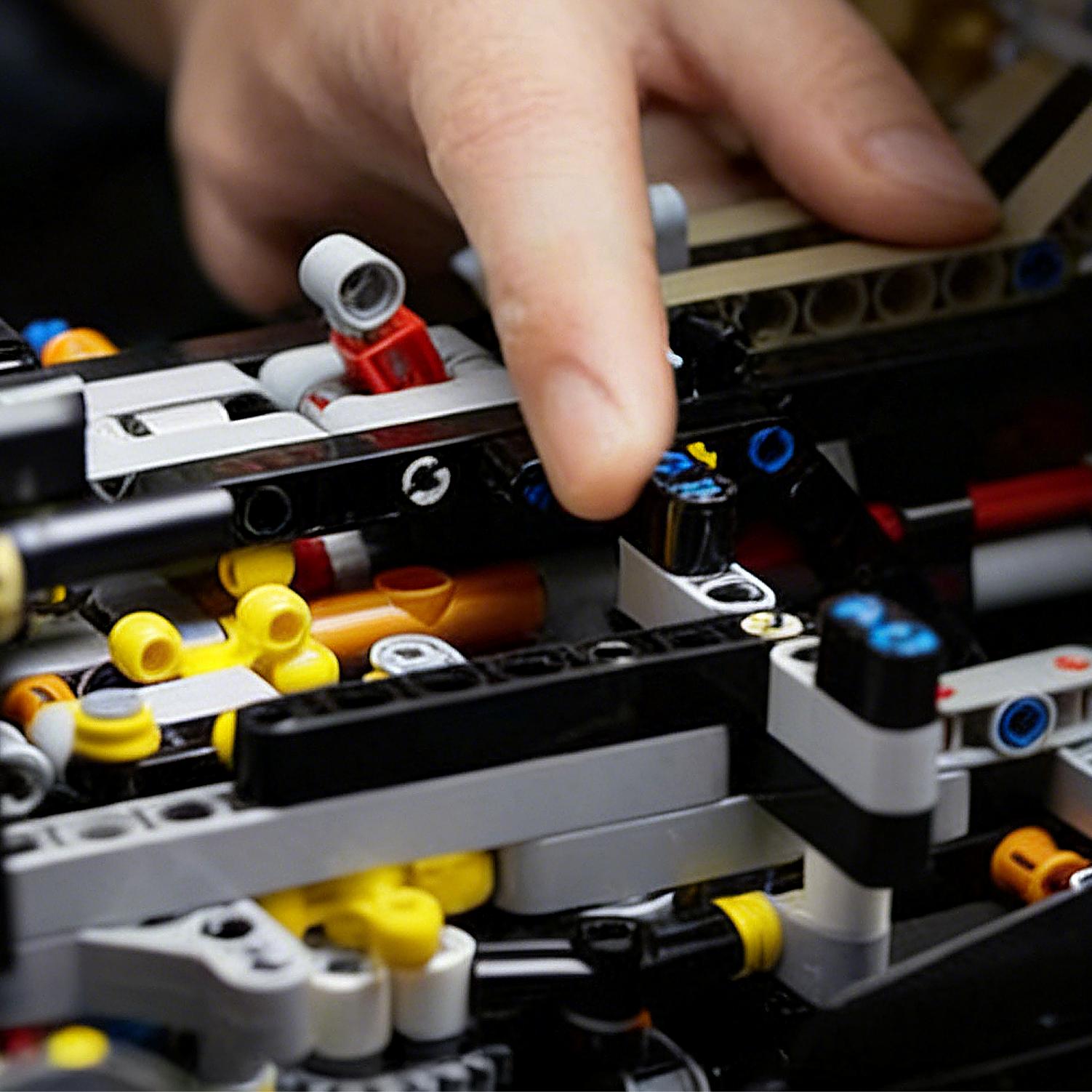 1:8 Scale Car Building Kit and Engineering Toy, 3599 Pieces Adult Collectible Sports Car with Scale Model Engine (3599 Pieces)