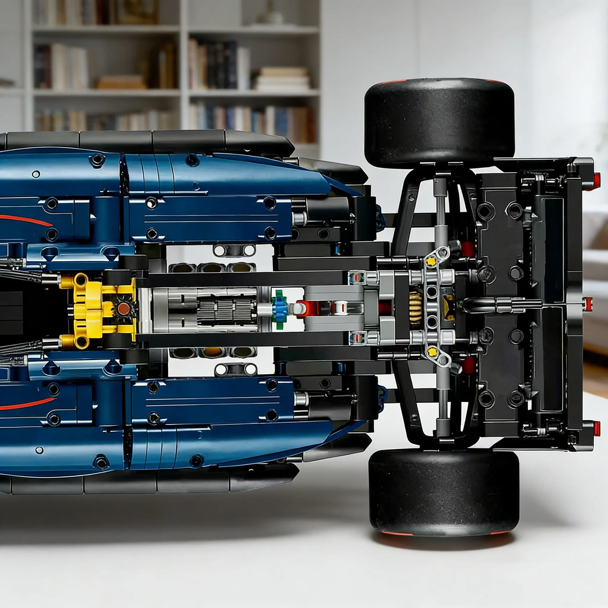 1639 Pieces, 25 inches, 1:8 Technic Racing Car Model Kit - Building Set for Adults, Ages 18+ with Realistic Features - Gift for Birthdays