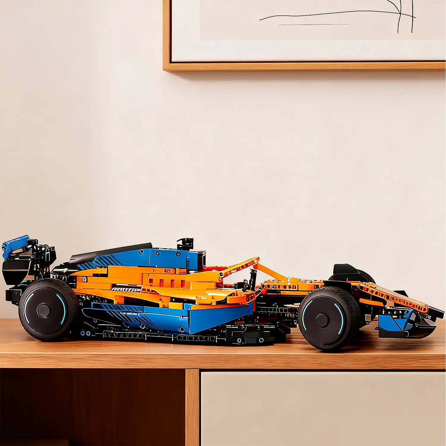 1:8 Technic Car 2022 Replica Race Car Model Building Kit, 25 inches building car Set, 1432 pieces, Birthday Gift Idea for Adults, Men, Women, Him, Her, Husband, Collectible Home Decor
