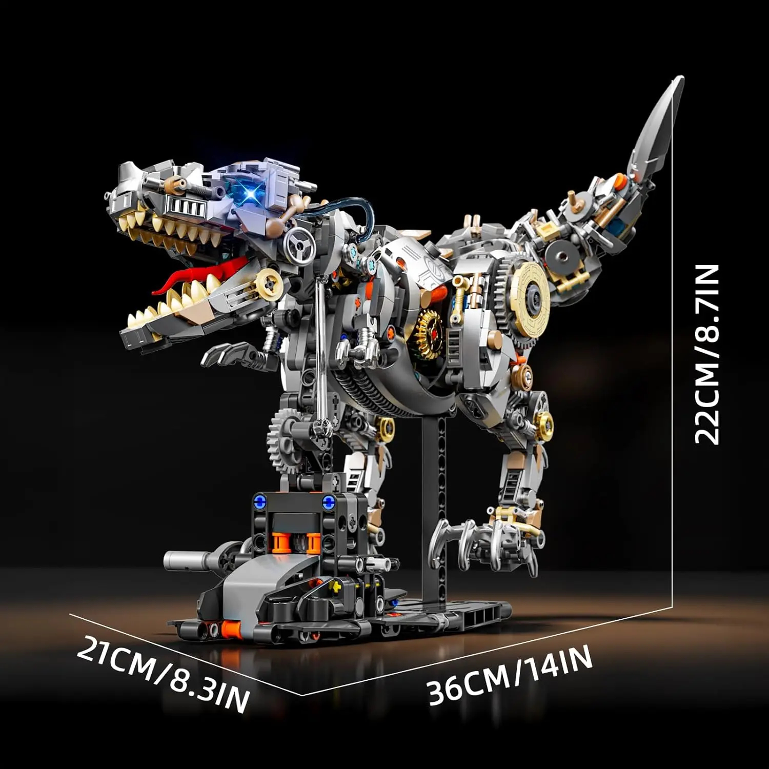 Tyrannosaurus Rex Mechanical Building Set