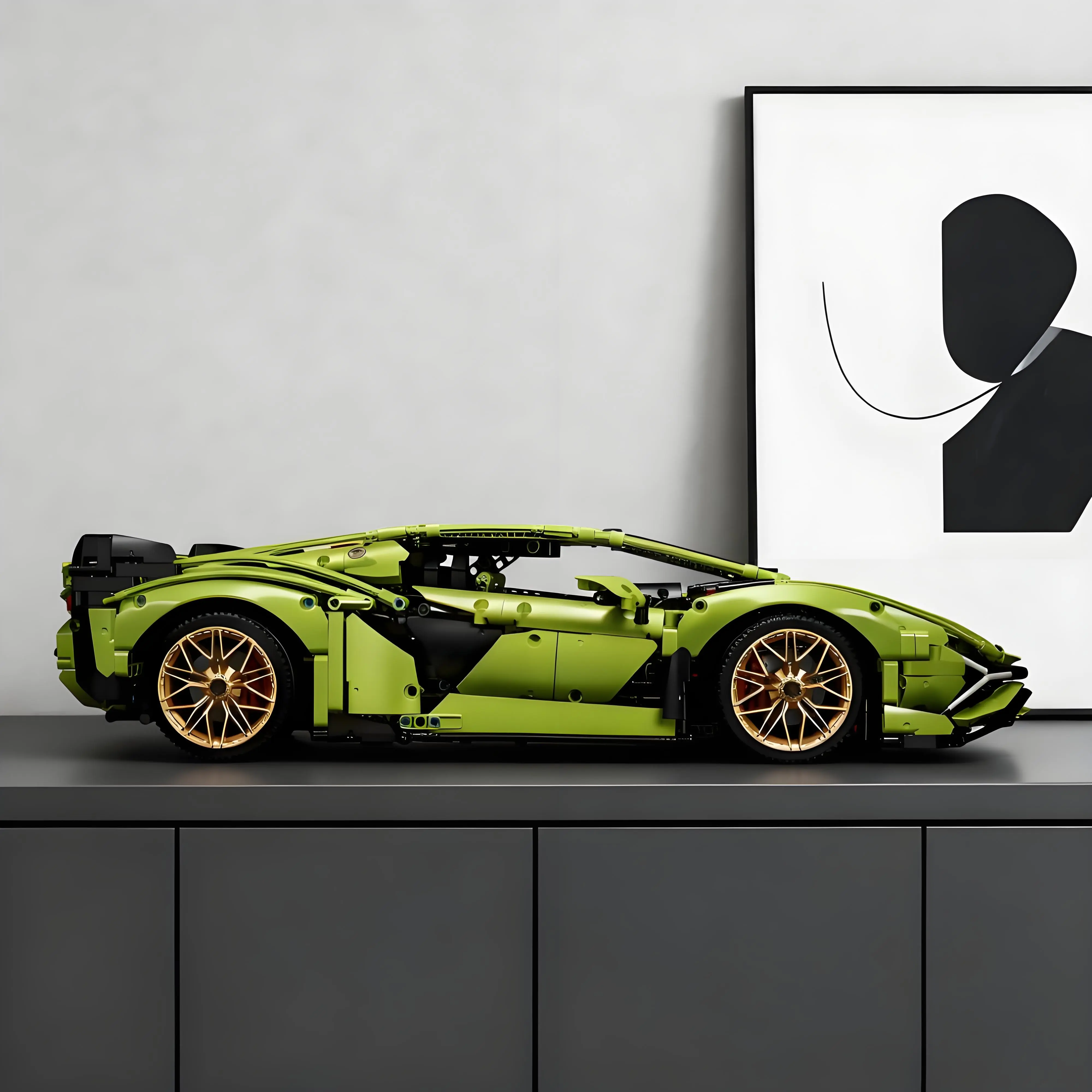 3696 Pieces Technic Sets for Adults - 1:8 scale Building car,  23.4 inches, Detailed Model Car Kit for Men & Women, Ages 18+ Years - Display in Room as Decor