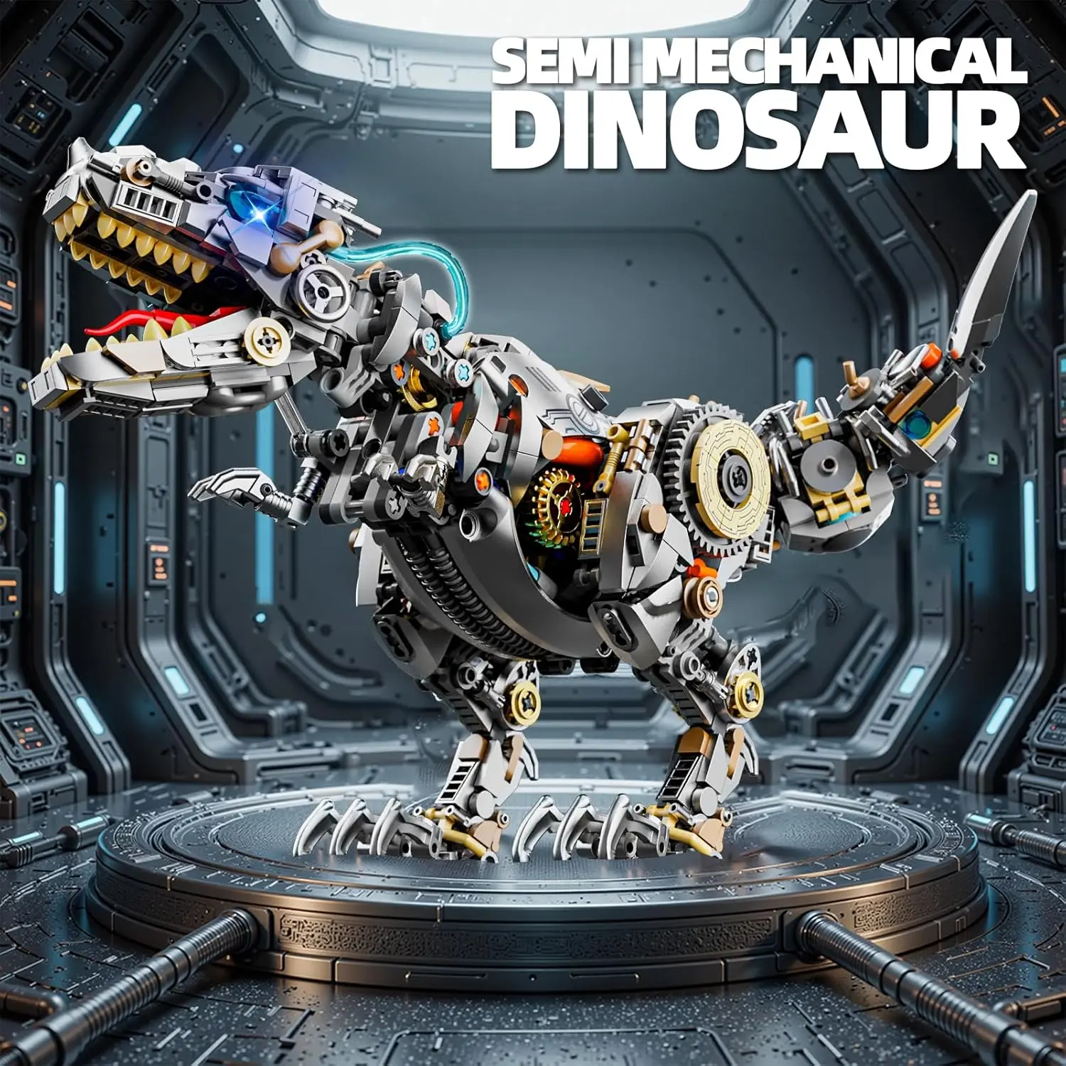 Tyrannosaurus Rex Mechanical Building Set