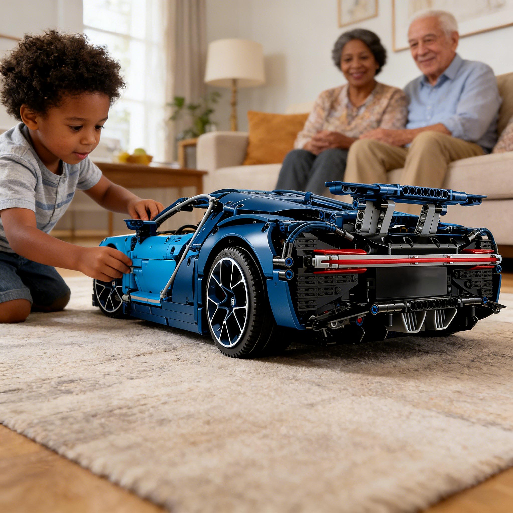 1:8 Scale Car Building Kit and Engineering Toy, 3599 Pieces Adult Collectible Sports Car with Scale Model Engine (3599 Pieces)