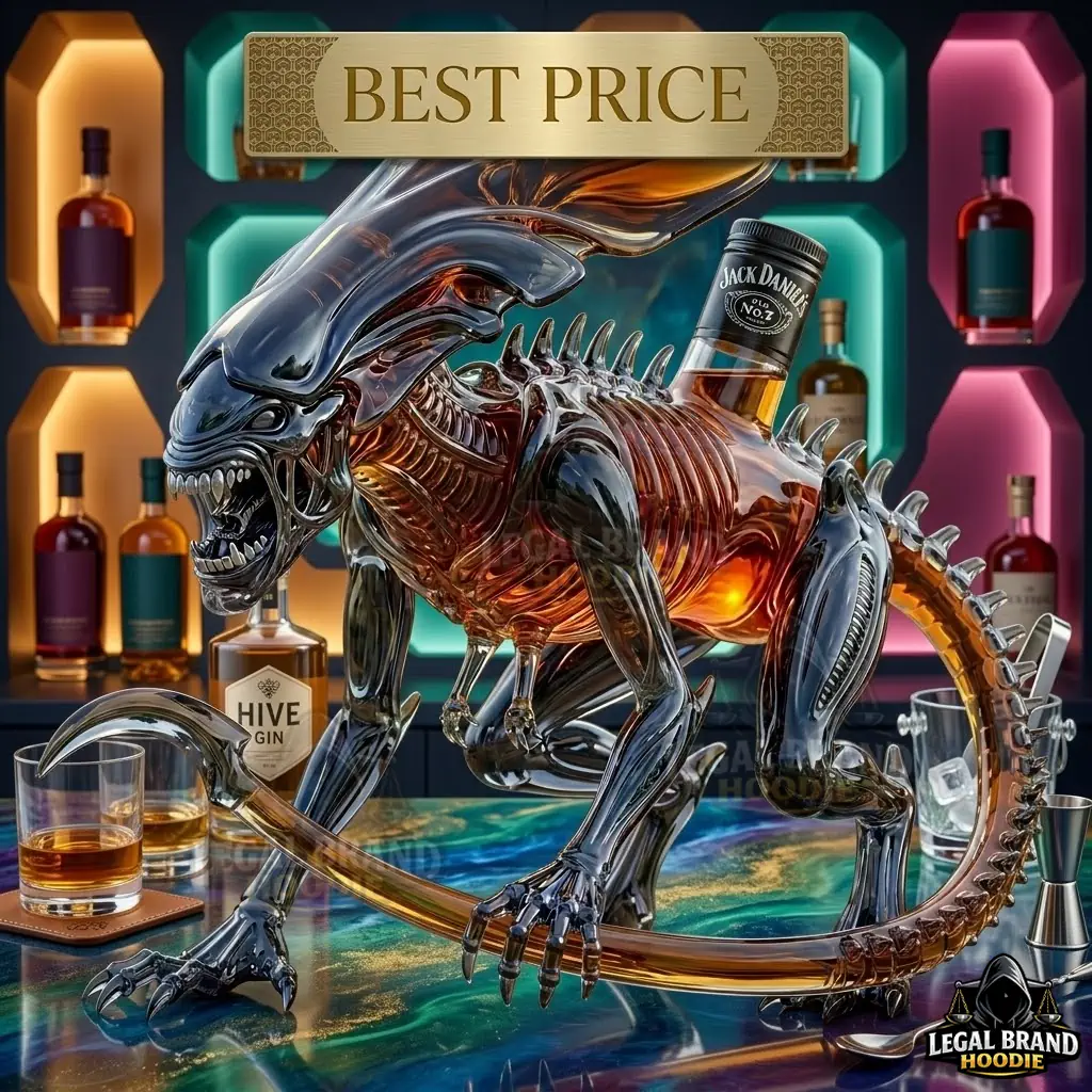 Alien Queen Commemorative Black Rum Bottle