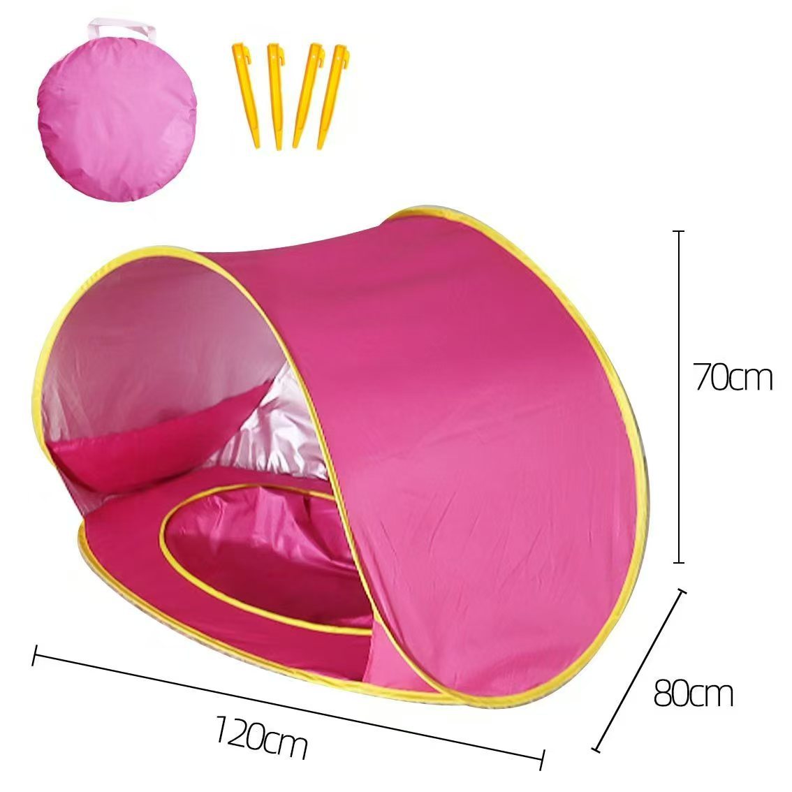 Baby Beach Tent Pop Up Portable Shade Pool UV Protection Sun Shelter for Infant