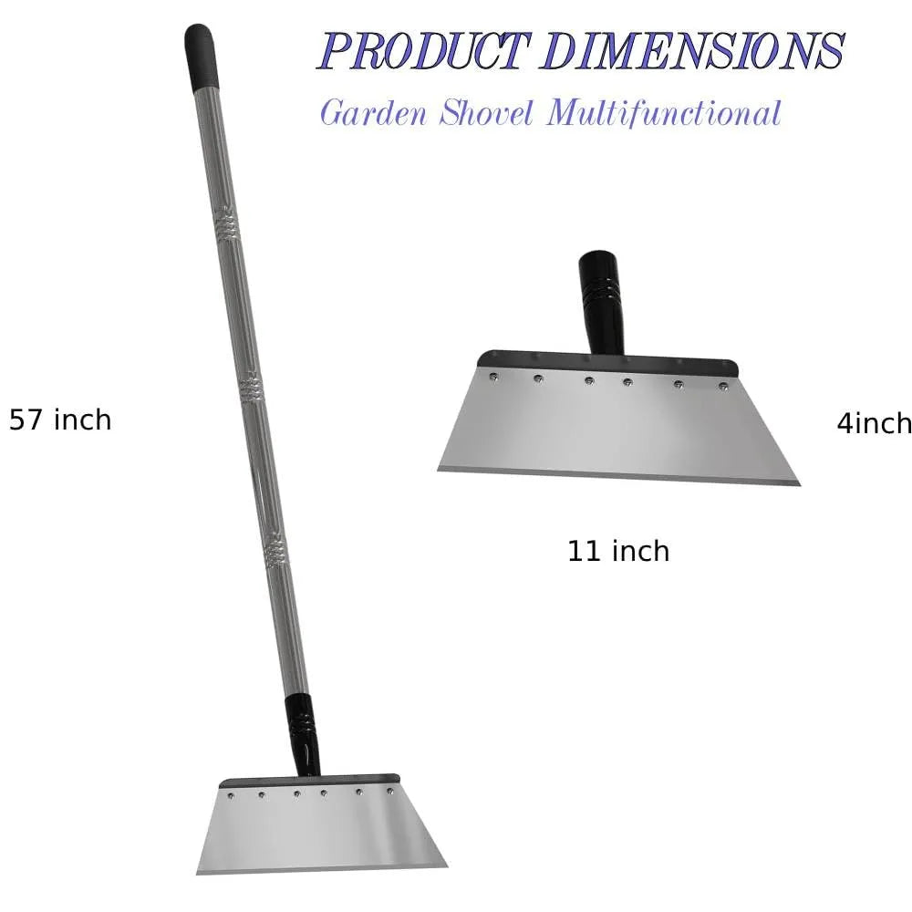 Coocoe Heavy Duty Stainless Steel Garden Shovel