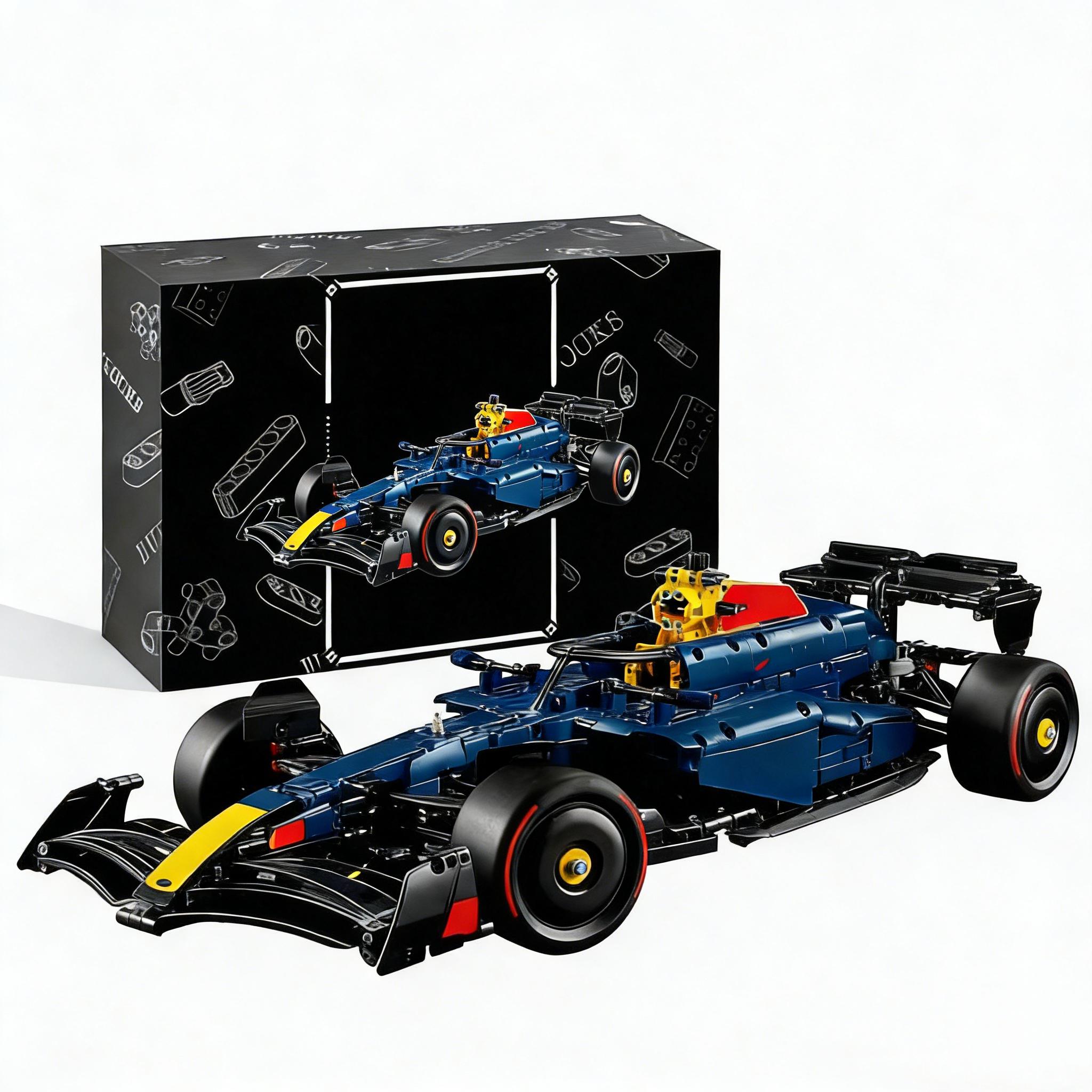 1639 Pieces, 25 inches, 1:8 Technic Racing Car Model Kit - Building Set for Adults, Ages 18+ with Realistic Features - Gift for Birthdays