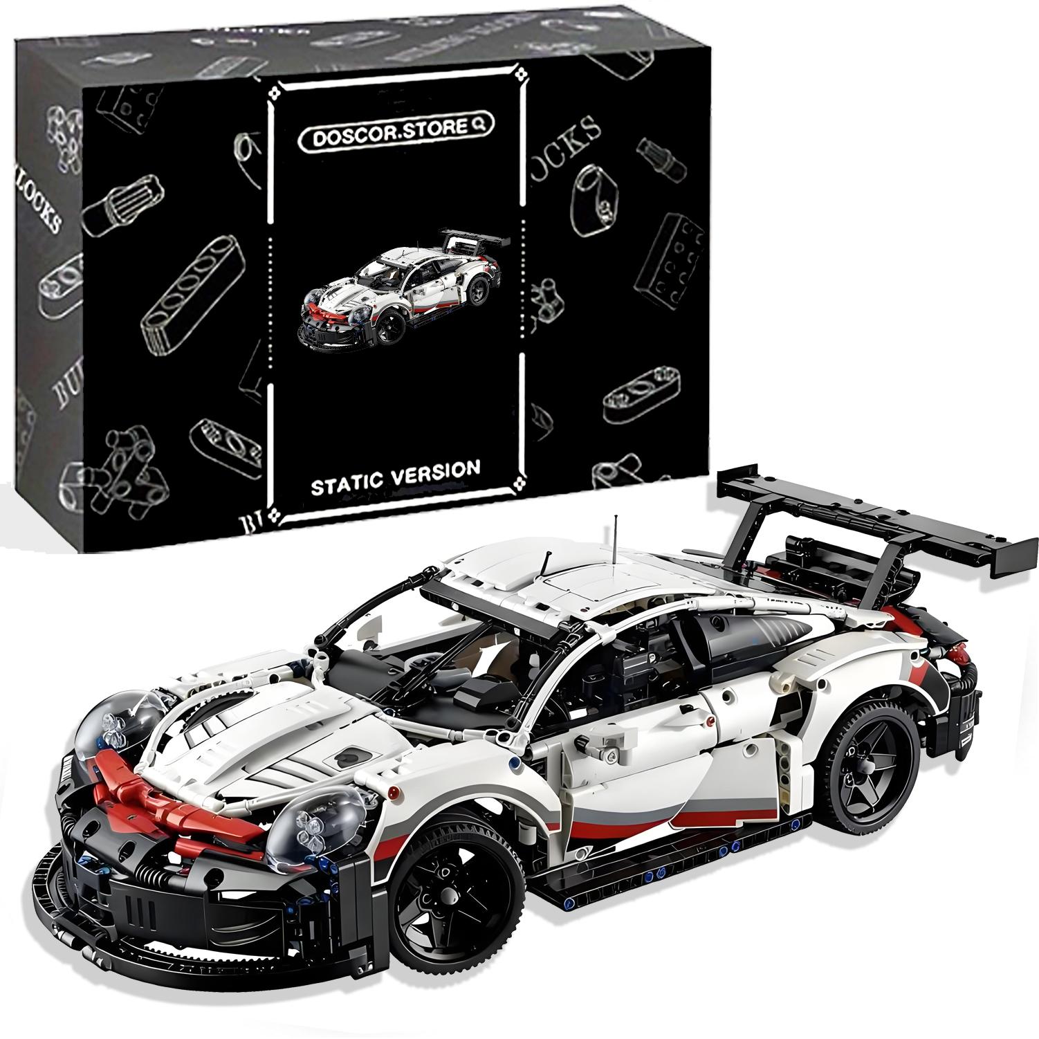 Technic Race Car Model Building Kit, Advanced Replica, Exclusive Collectible Set, Gift for Kids, Boys & Girls