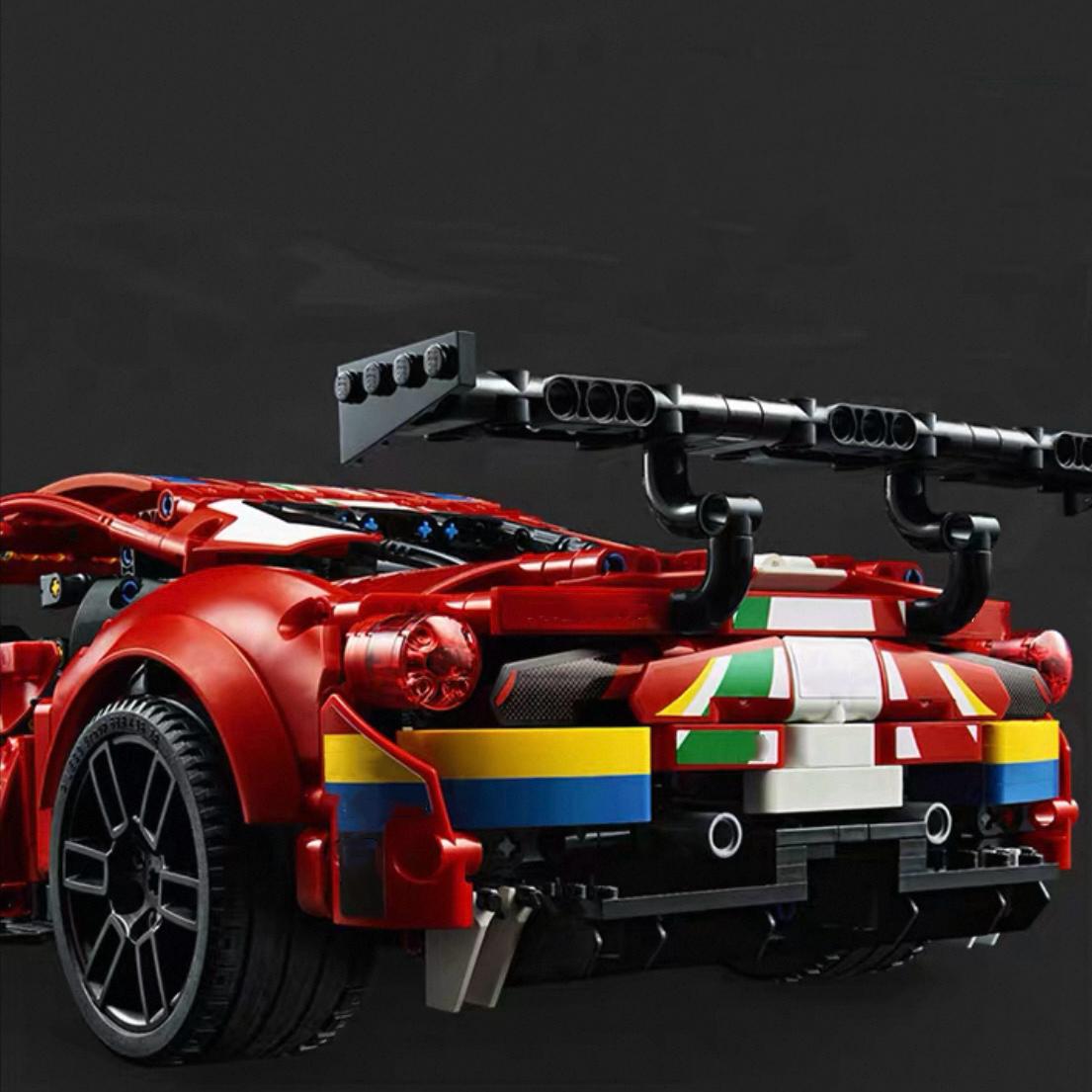 1677 Pieces, 1:10 Technic Champion GT Series Sports Race Car Exclusive Collectible Model, Collectors Set for Adults