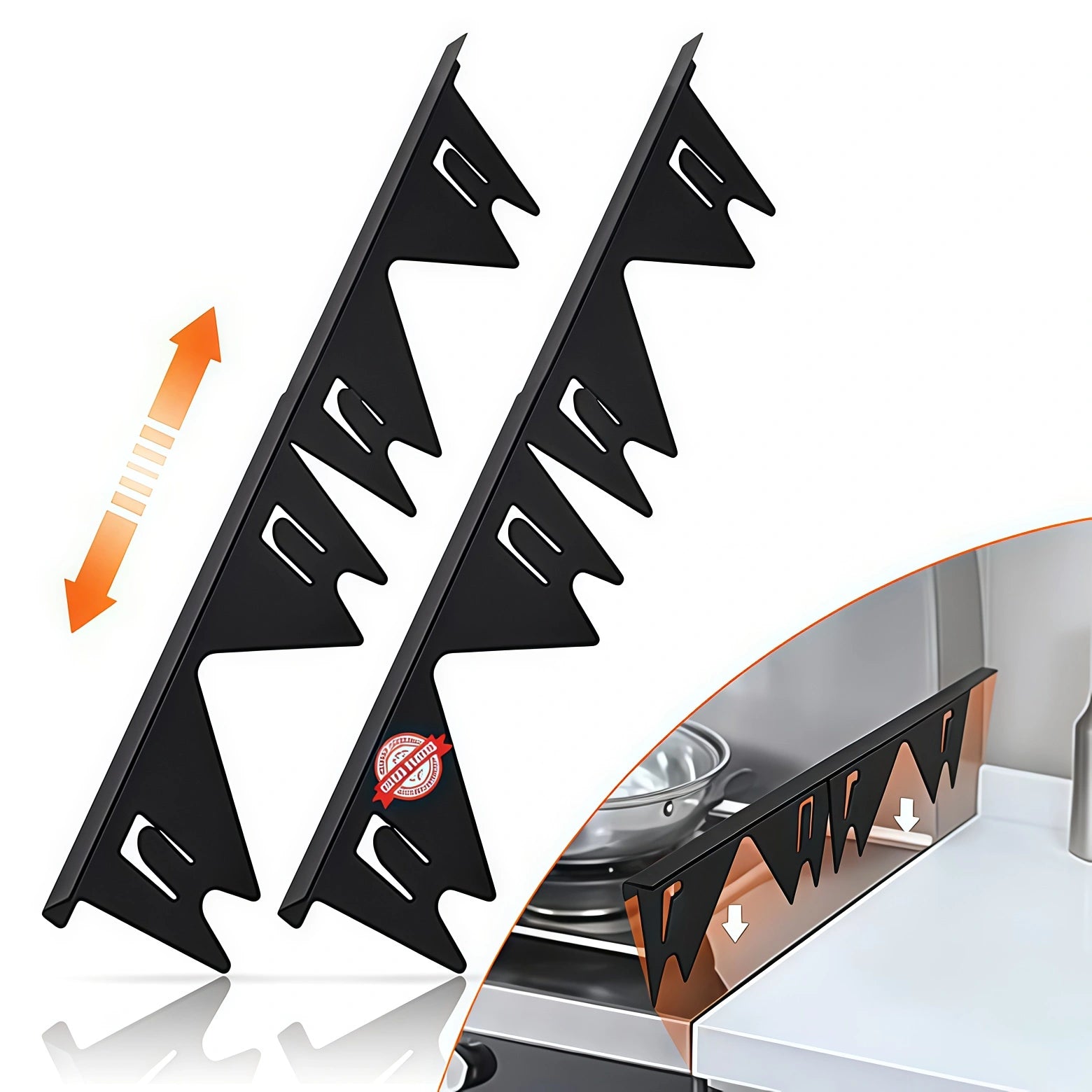 Coocoe Heat Resistant Stainless Steel Stove Gap Cover