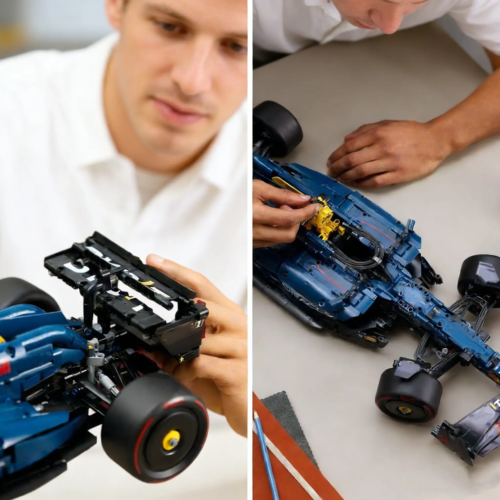 1639 Pieces, 25 inches, 1:8 Technic Racing Car Model Kit - Building Set for Adults, Ages 18+ with Realistic Features - Gift for Birthdays