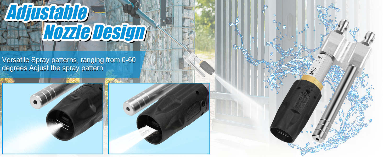 2-in-1 shooter tip M5 Twist Nozzle