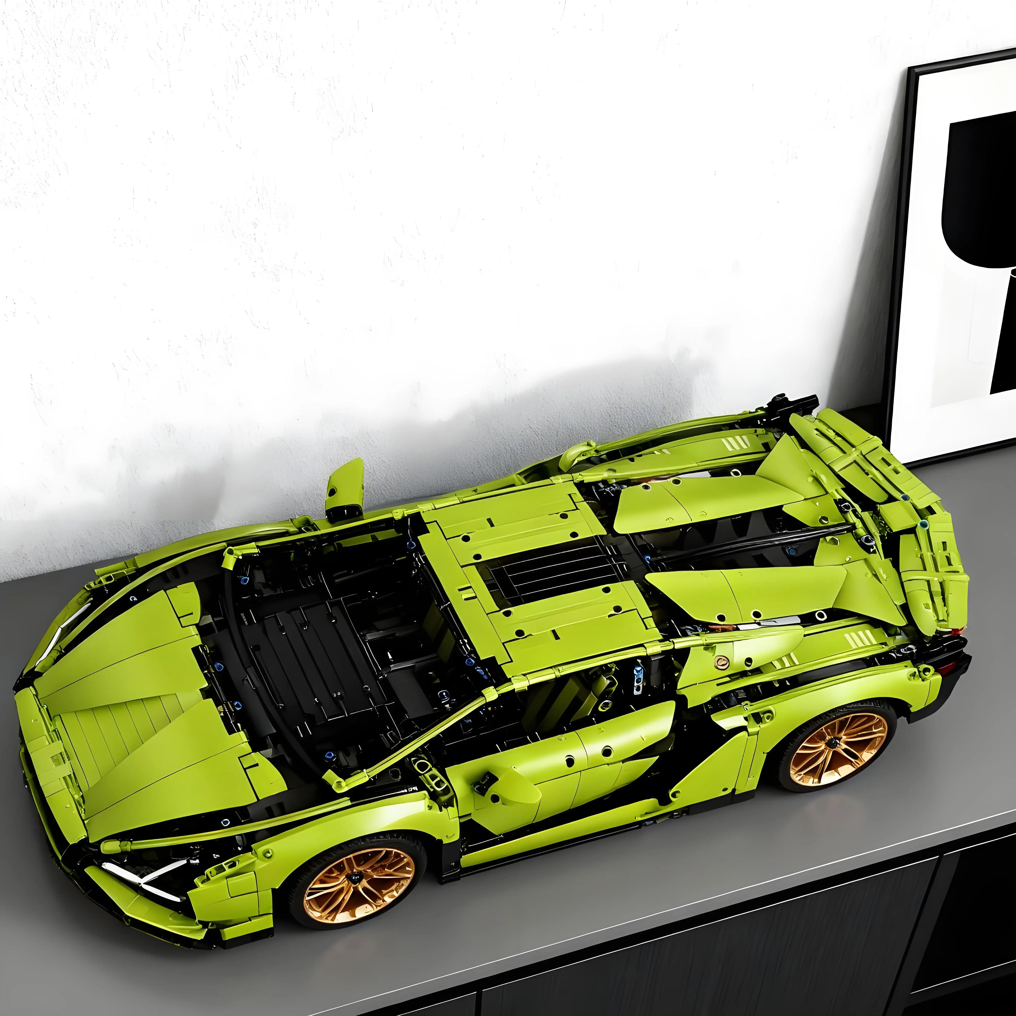 3696 Pieces Technic Sets for Adults - 1:8 scale Building car,  23.4 inches, Detailed Model Car Kit for Men & Women, Ages 18+ Years - Display in Room as Decor