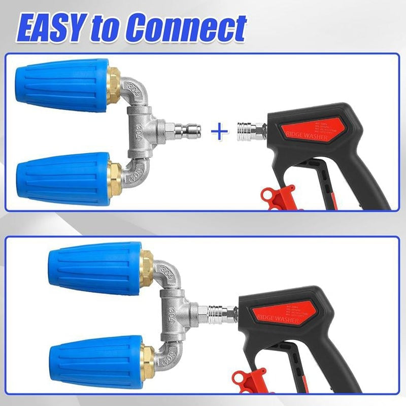 Coocoe Dual/Triple/Quad Turbo Nozzle Pressure Washer